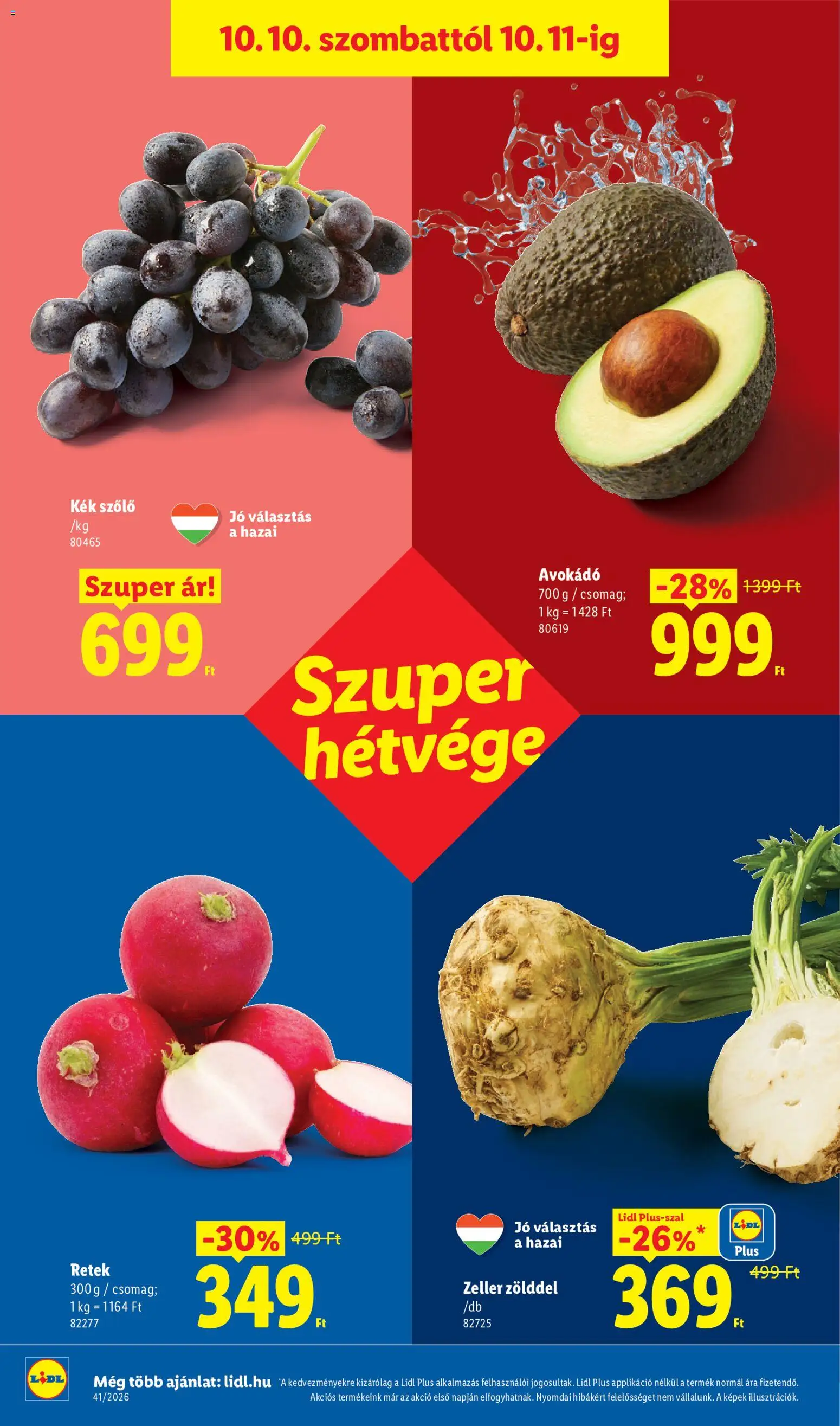 Lidl akciós ujság - amely érvényes a következő dátumtól: 2026.10.08. | Oldal: 54