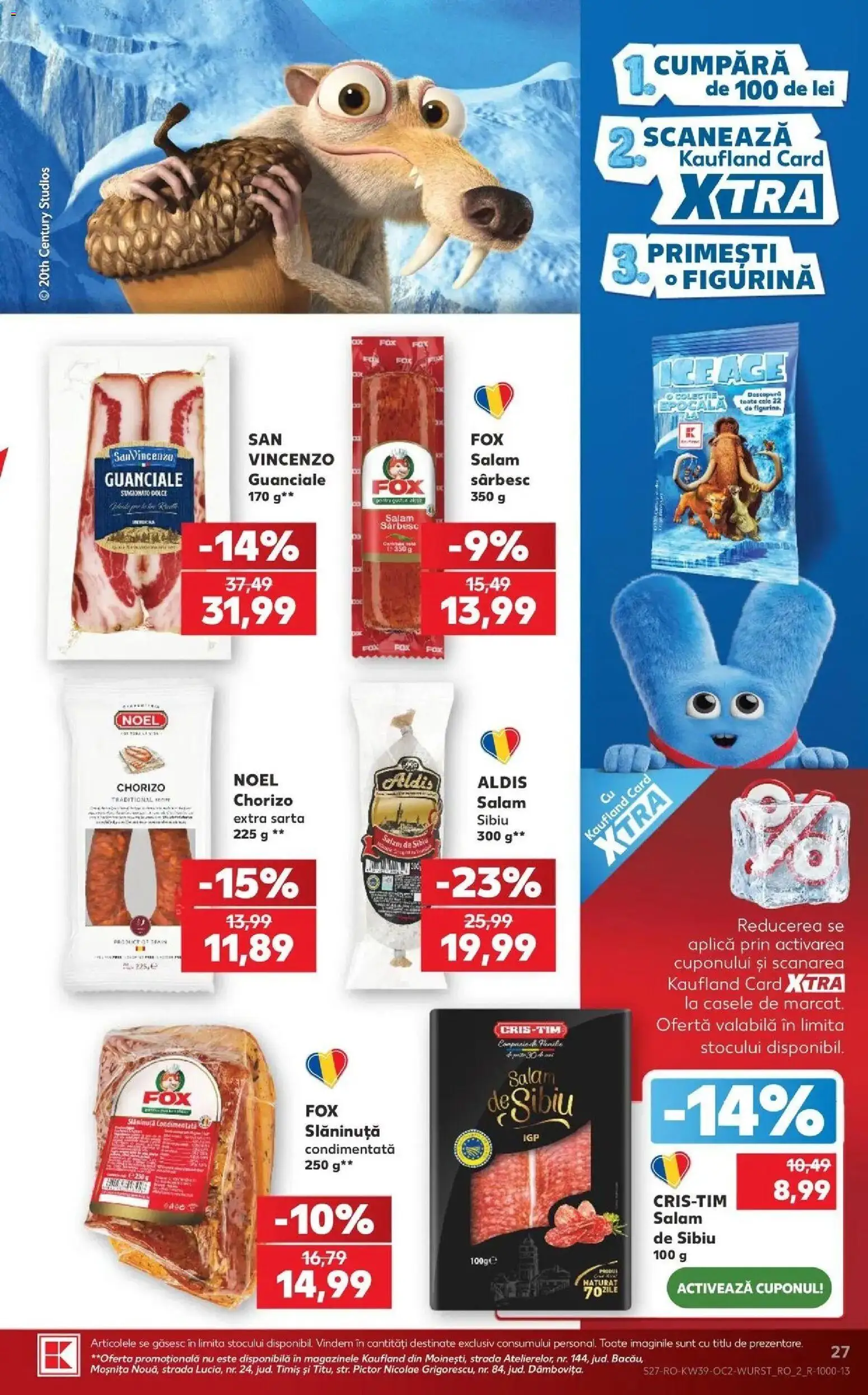 Kaufland Constanța 23.09.2026 - Revista si Oferta | Pagină: 27 | Produse: Aplică, Salam