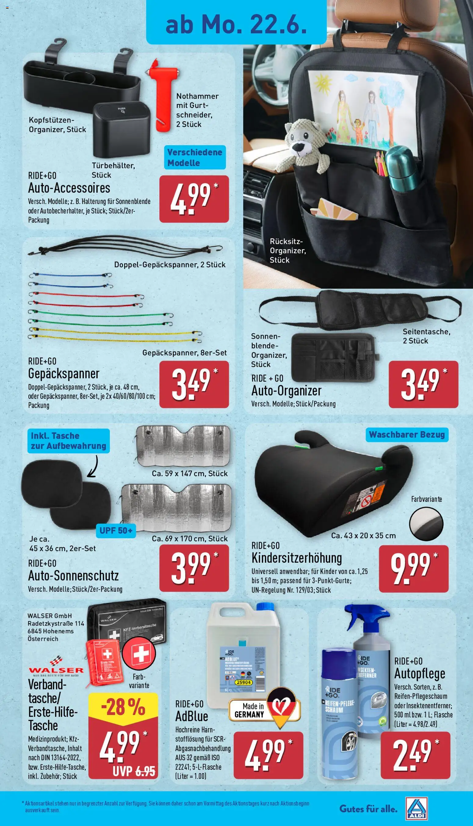 Aldi Prospekt – gültig ab 22.06.2026 | Seite: 17 | Produkte: Tasche