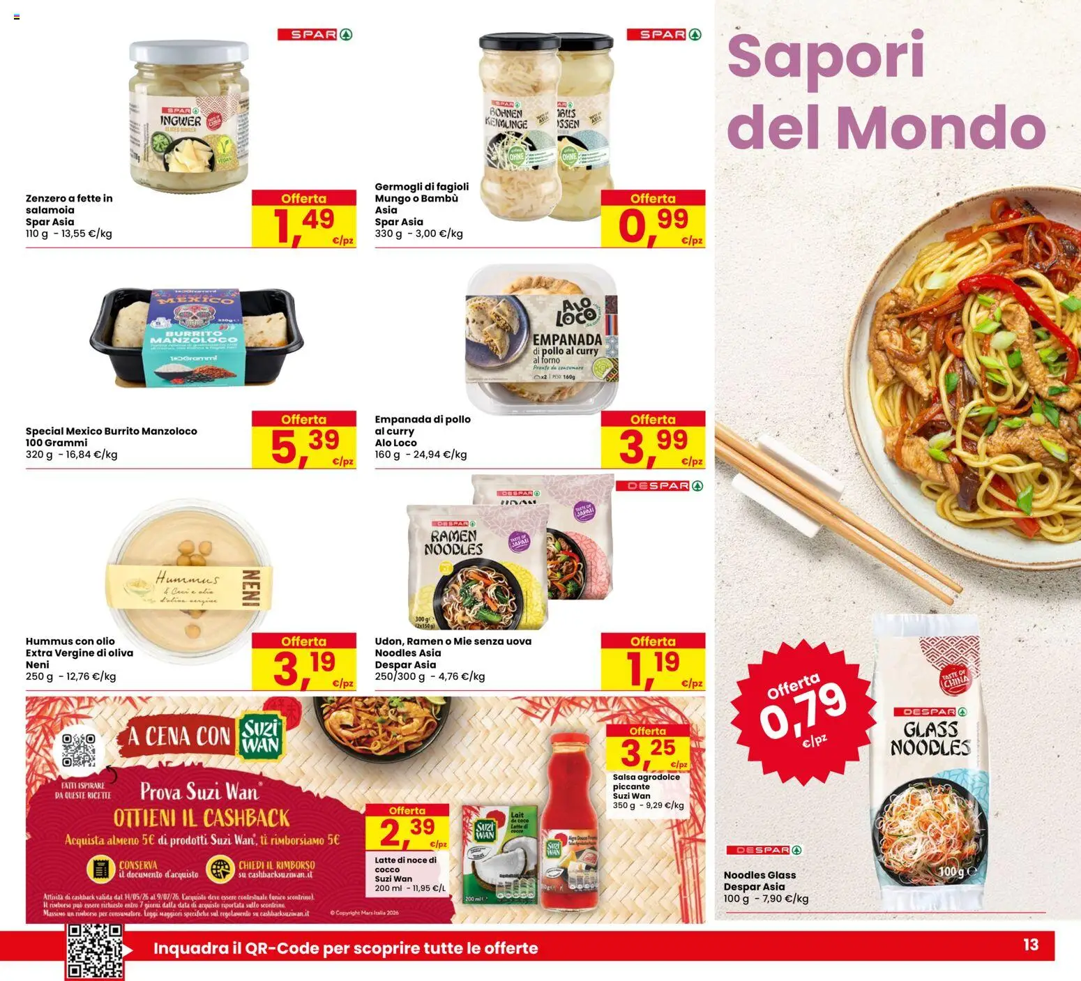 Volantino Despar del 28.05.2026 | Pagina: 13 | Prodotti: Uova, Fagioli, Salsa, Latte