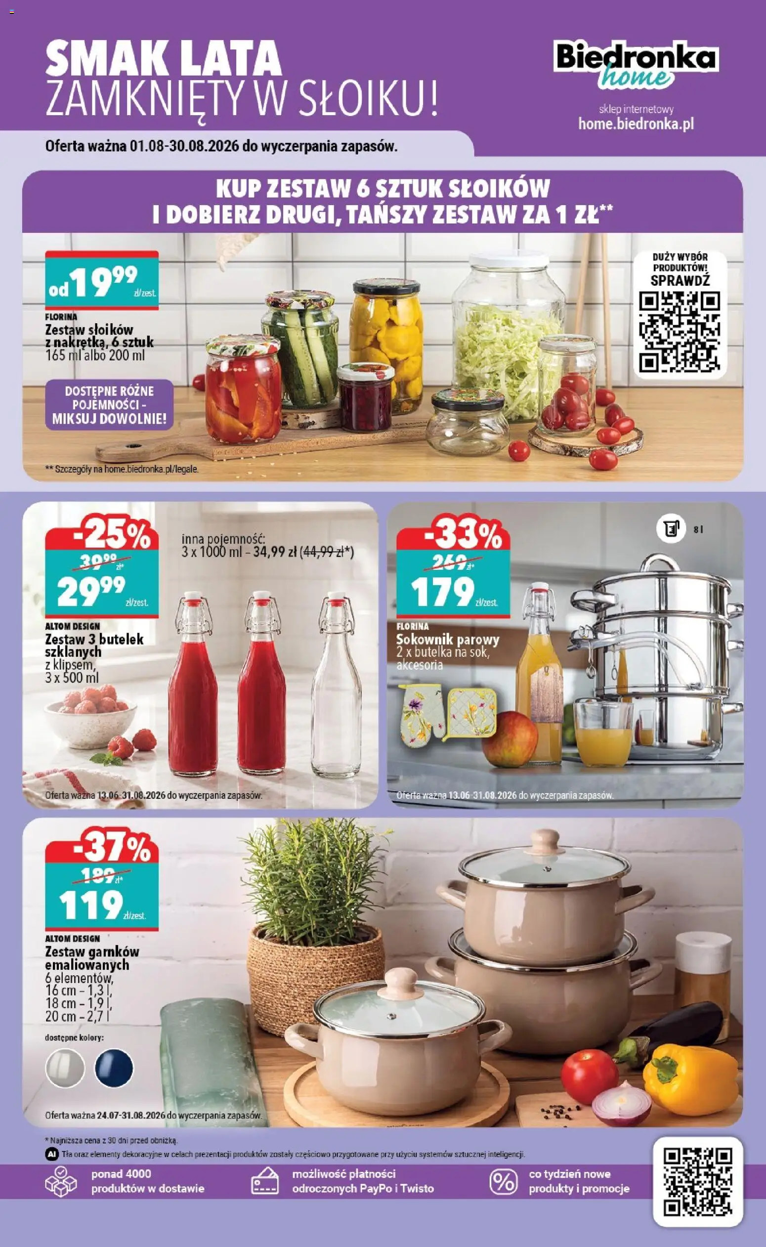 Biedronka gazetka - Home od 08.08.2026 | Strona: 3 | Produkty: Sokownik