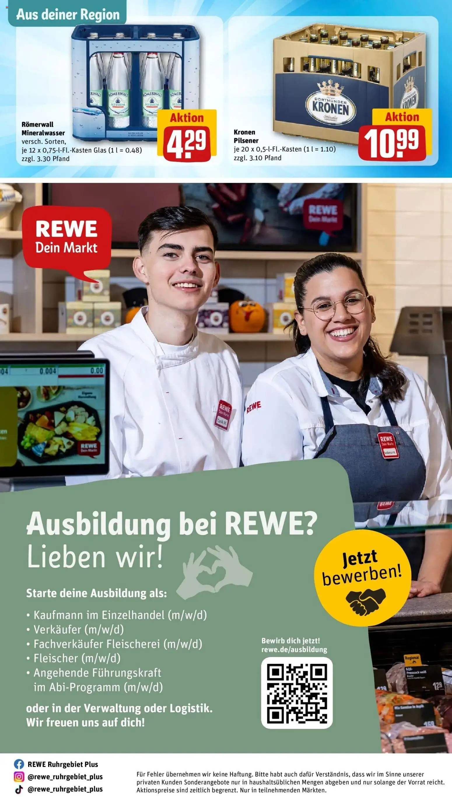 REWE Prospekt ab 12.10.2026 zum Blättern » Angebote | Seite: 32 | Produkte: Mineralwasser