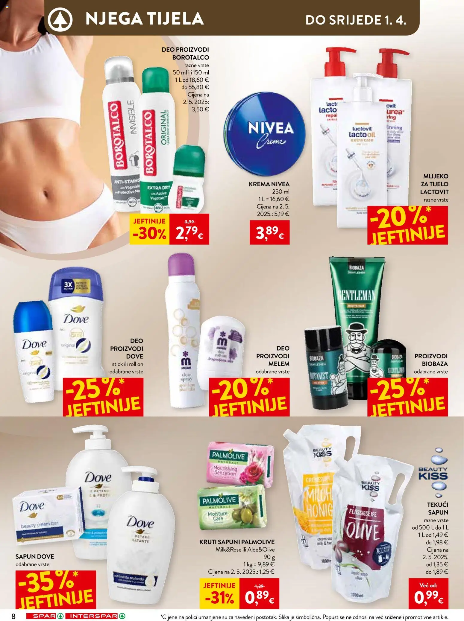 Interspar katalog | vrijedi od 12.03.2026 | Stranica: 11 | Proizvodi: Mlijeko, Sapun, Melem, Nivea