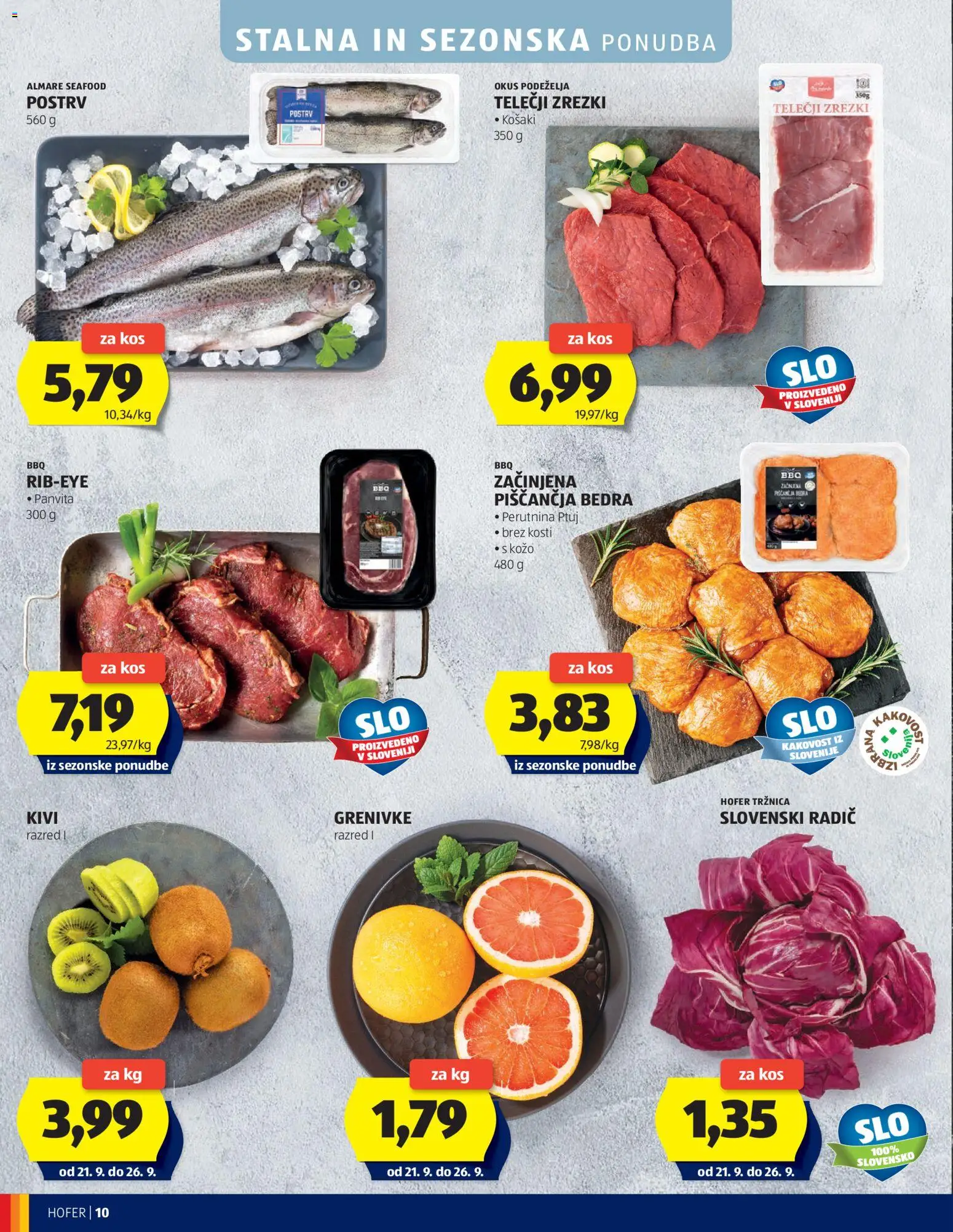 Novi Hofer katalog ponudbe – veljaven od 16.09.2026 | Stran: 10