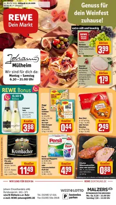 Rewe Prospekt Mülheim An Der Ruhr ab 12.10.2026 gültig