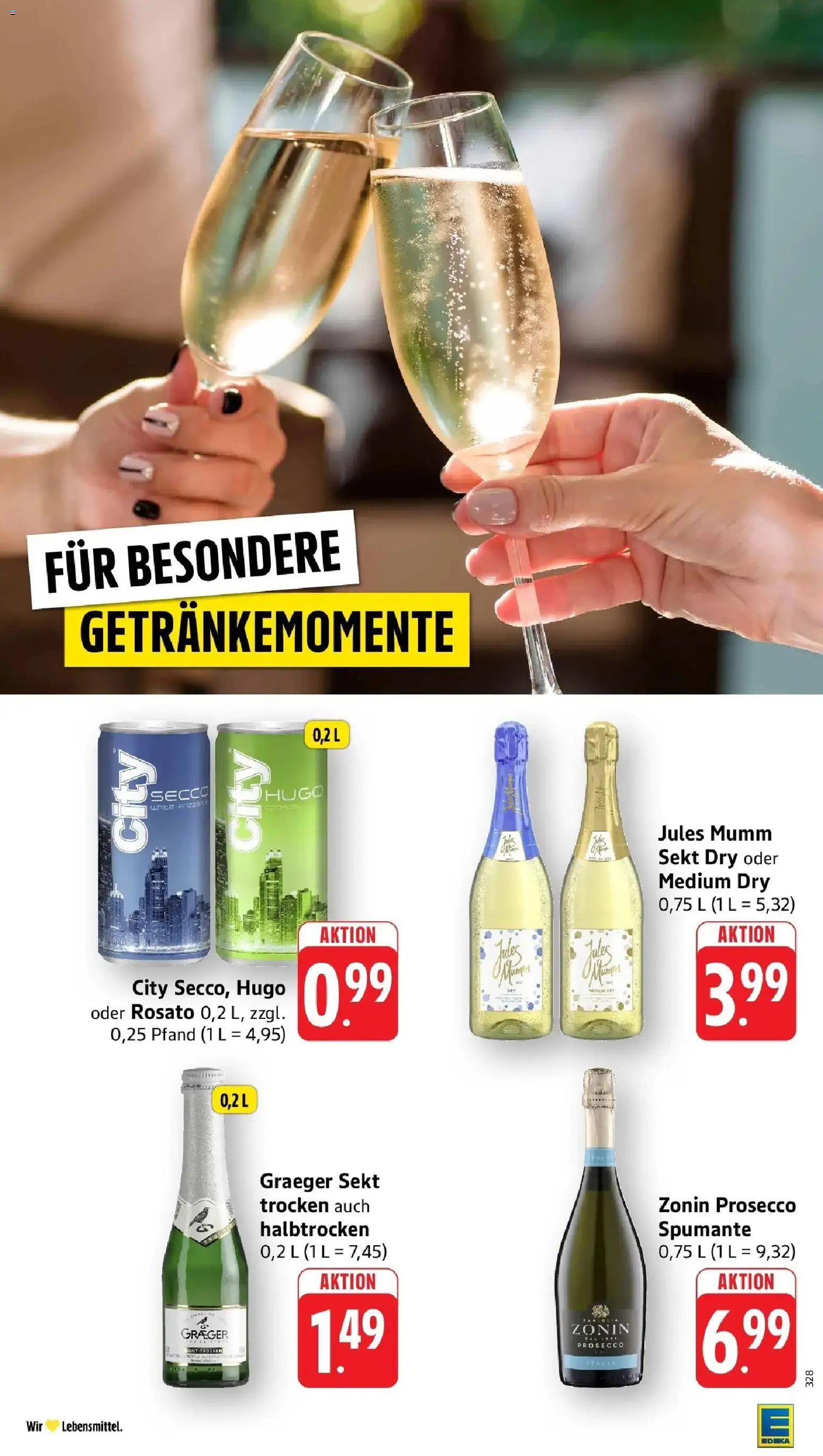 Edeka prospekt Bad Camberg	 – gültig ab 27.04.2026 | Seite: 36 | Produkte: Mumm sekt, Jules mumm, Prosecco, Hugo