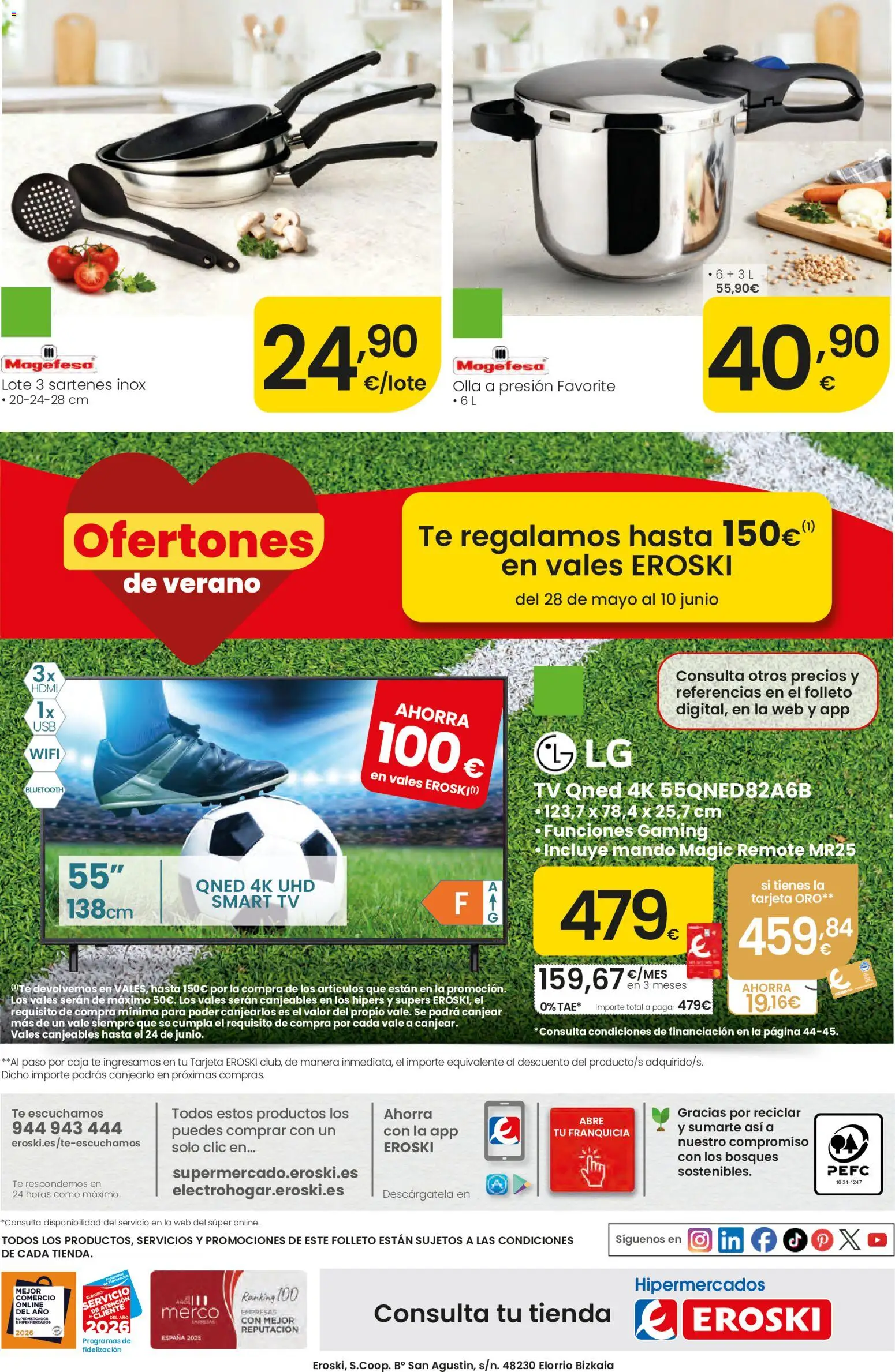 Eroski Ofertones de verano │ válido desde el 28.05.2026 | Página: 56 | Productos: Té, Caja