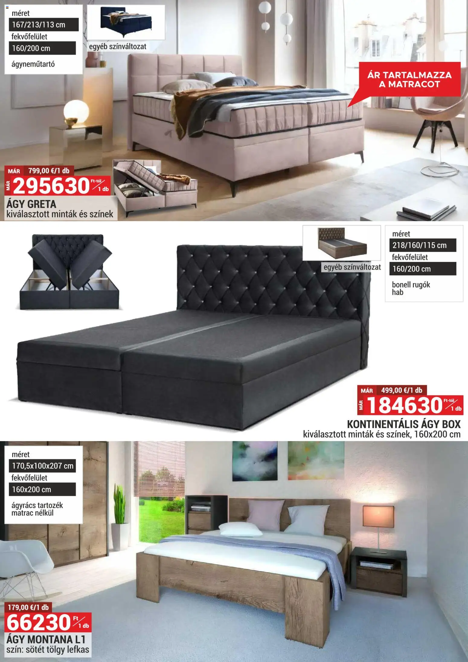 Merkury Market akciós ujság - amely érvényes a következő dátumtól: 01.06.2026 | Oldal: 18 | Termékek: Ágy, Matrac, Ágyrács