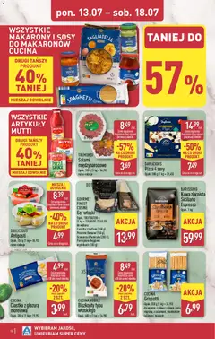 Náhled letáku Aldi Polsko leták od 13.07.2026 | Strana: 16 | Produkty: Finest, Passata, Pecorino, Pesto