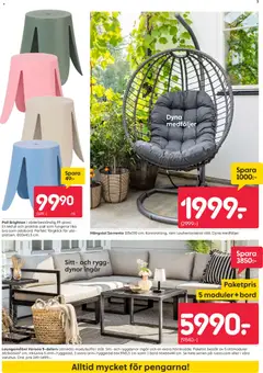 Rusta erbjudanden - Förhandsvisning av reklamblad från butik Rusta aktuell från 11.05.2026 | Sida: 3 | Produkter: Pall, Dynor, Bord