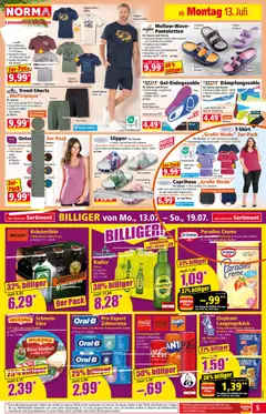 Norma Flugblatt ab 13.07.2026 gültig | Seite: 5 | Produkte: Sahne, Zucker, Käse, Creme