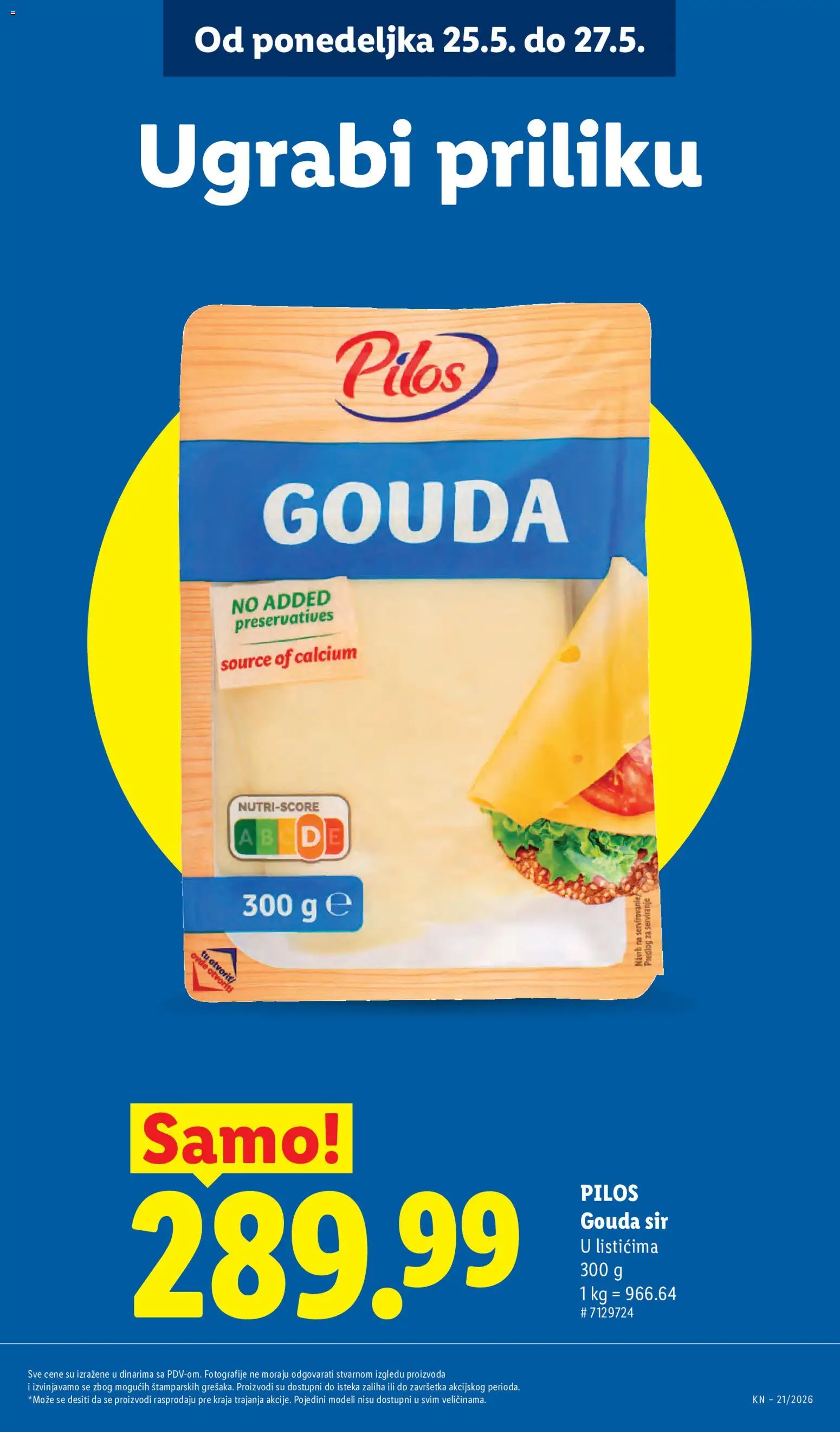 Lidl katalog - važi od 21.05.2026 | Strana: 13 | Proizvode: Gouda, Sir