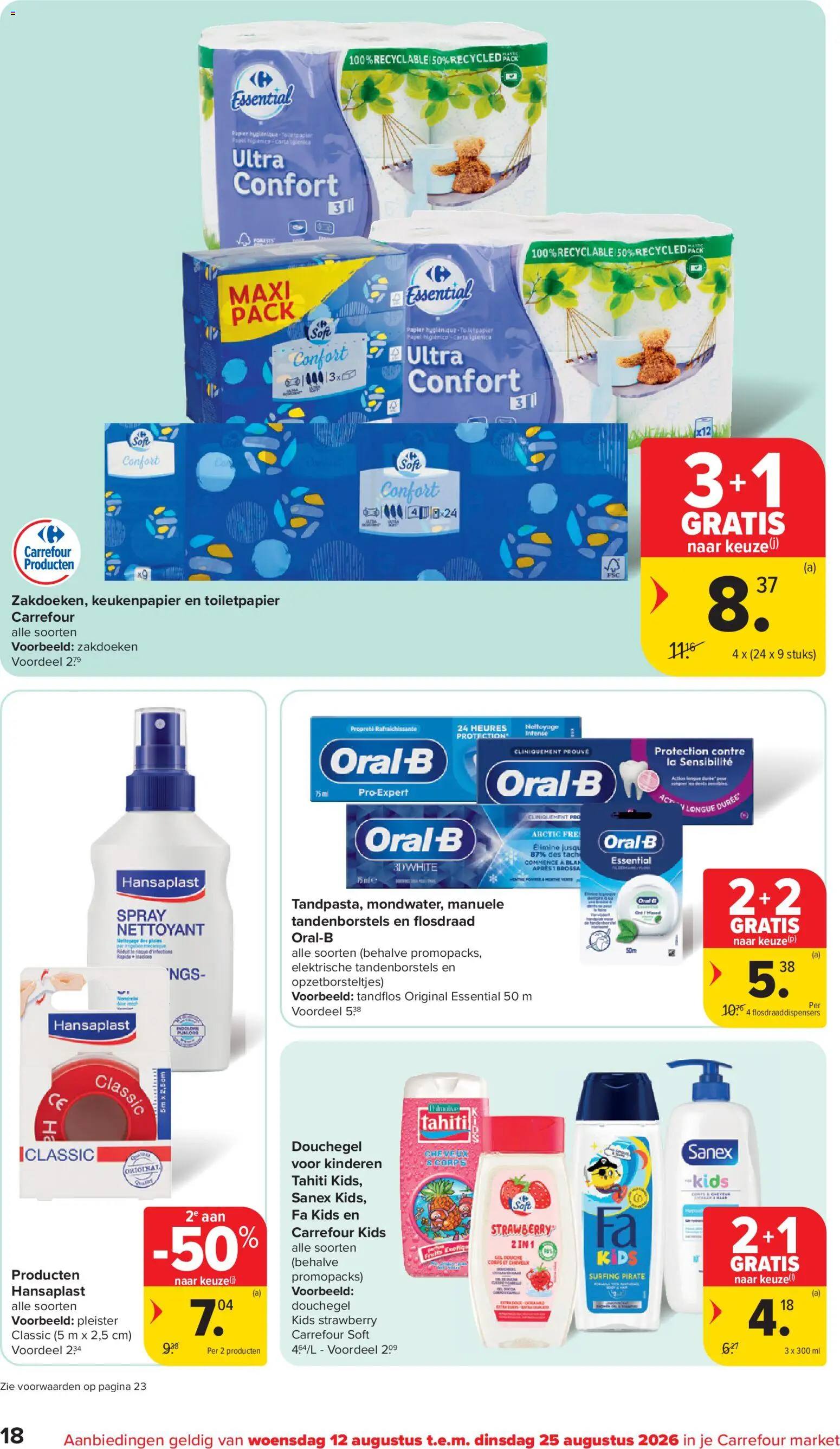 {H1} | Pagina: 18 | Producten: La, Toiletpapier, Douche, Keukenpapier