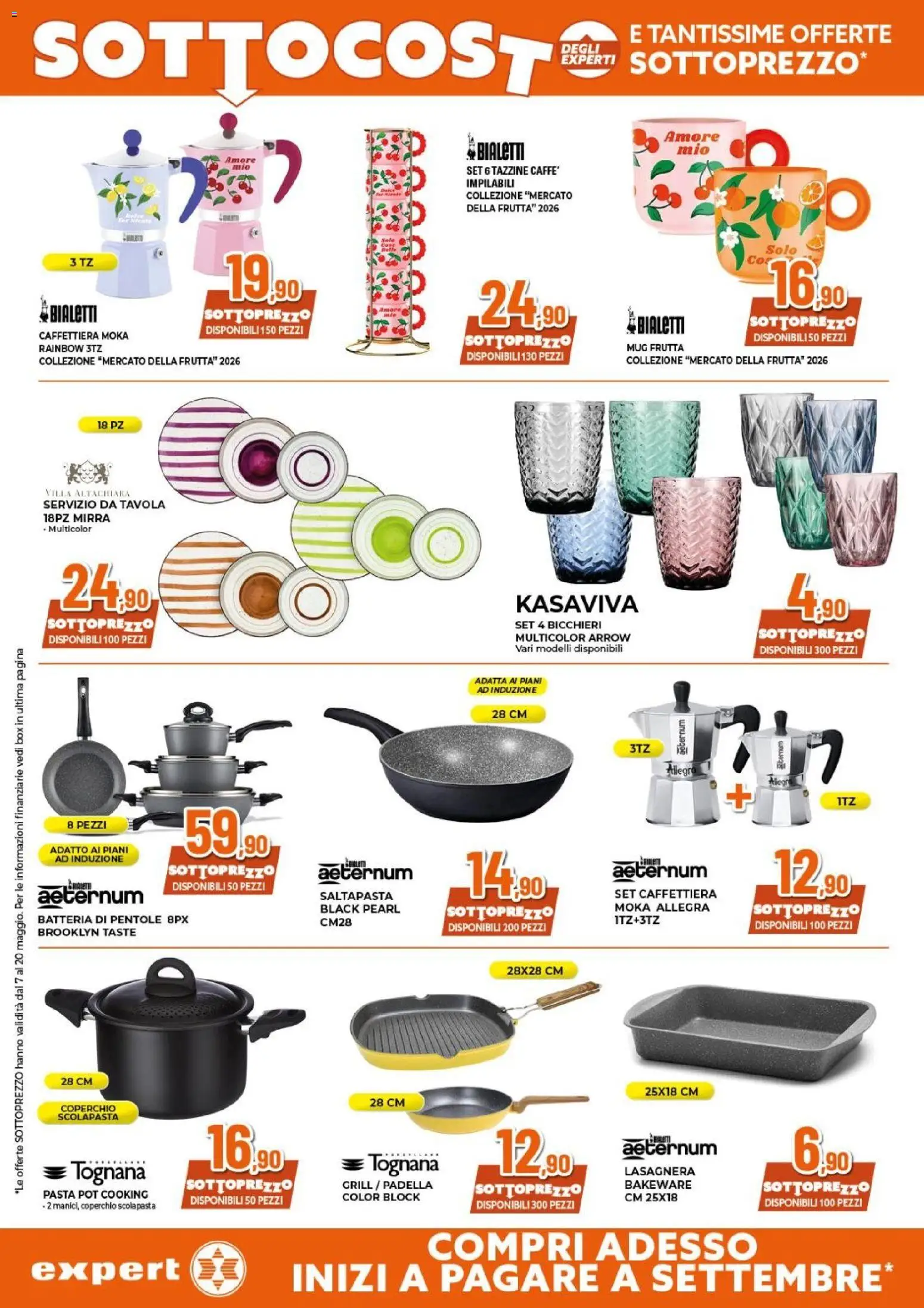 Volantino Expert del 07.05.2026 | Pagina: 25 | Prodotti: Frutta, Pasta, Padella, Batteria