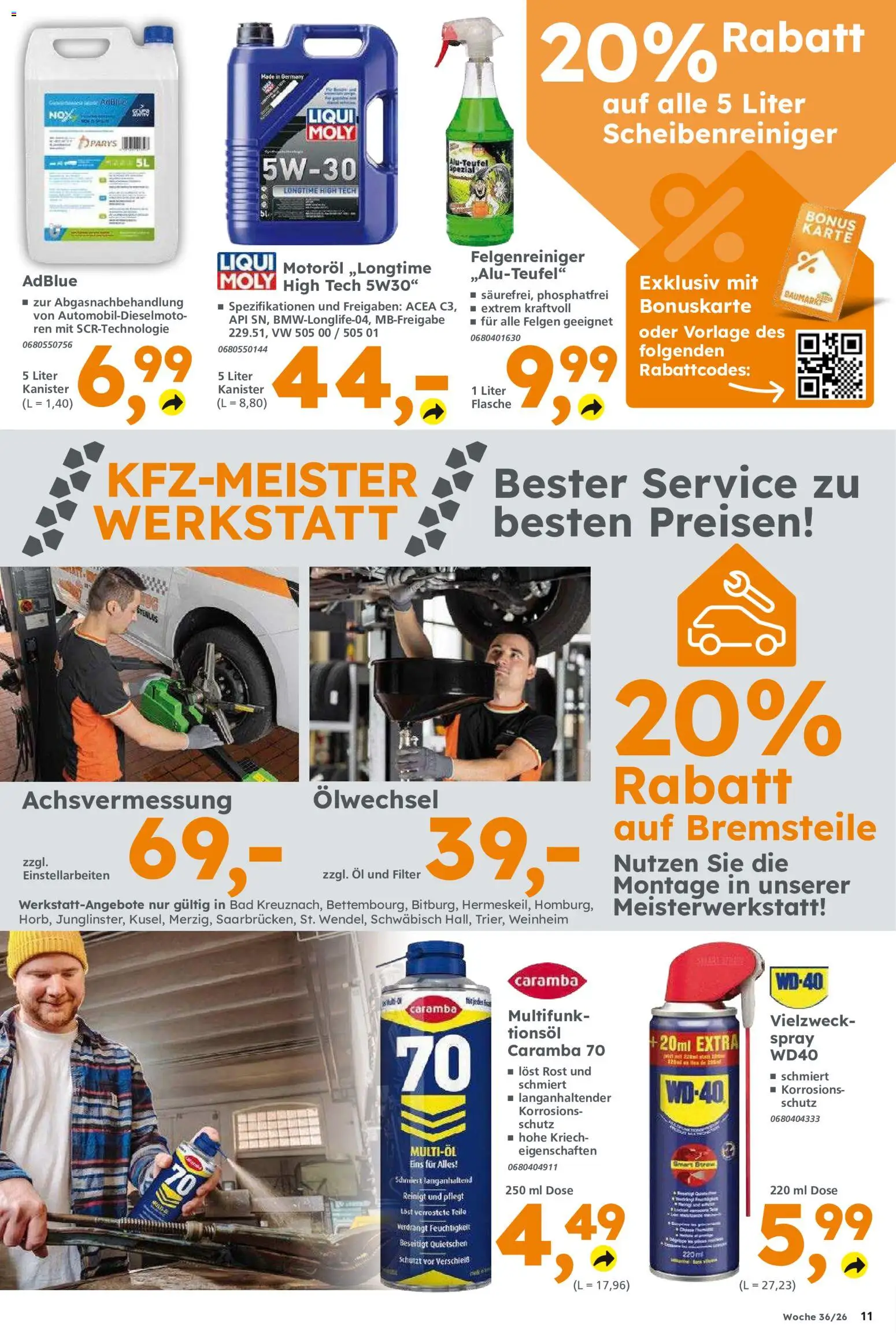Globus Baumarkt Prospekt Zweibrücken – gültig ab 31.08.2026 | Seite: 11
