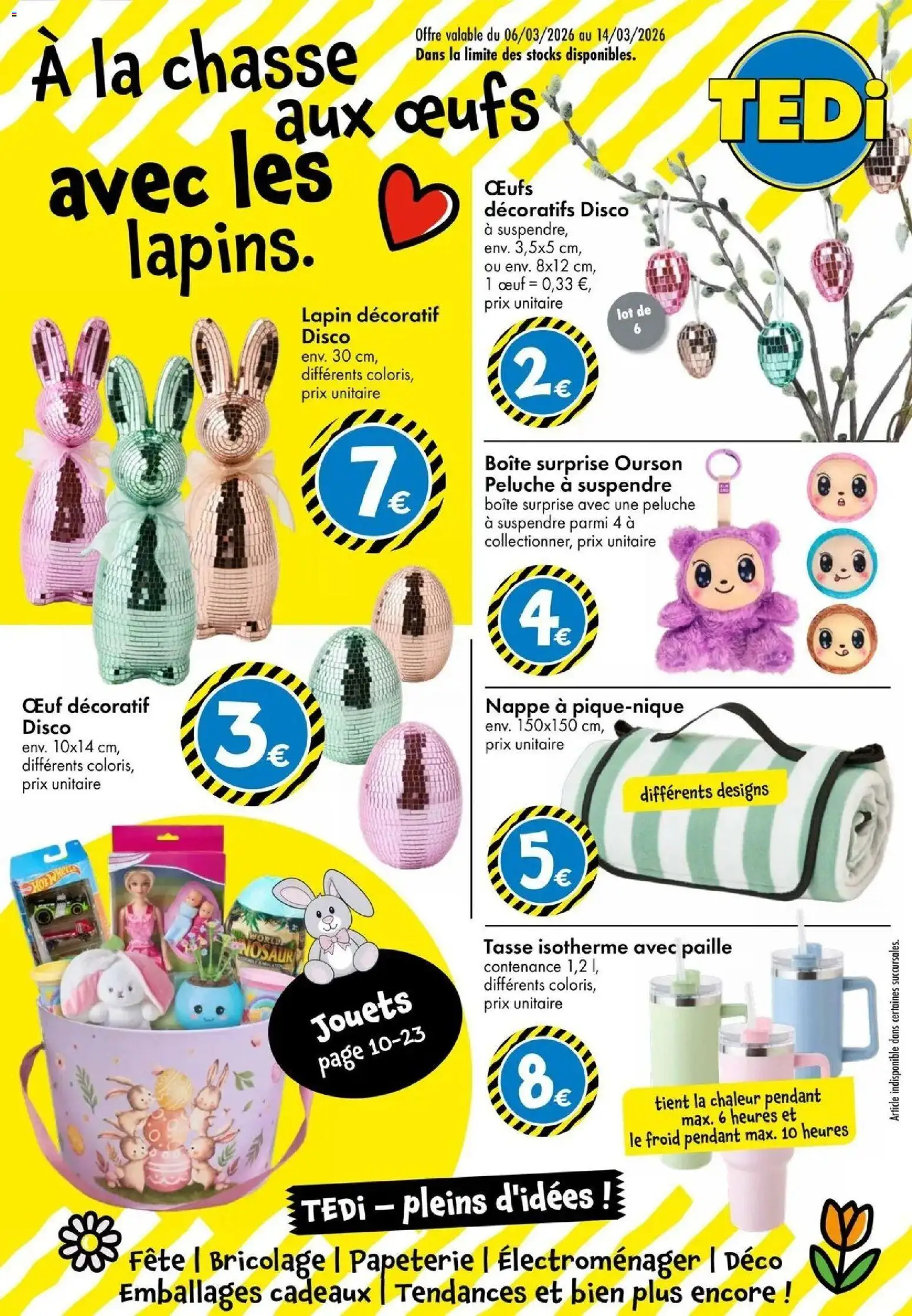 {H1} | Page: 1 | Produits: Peluche, Lapin, Jouets, Nappe
