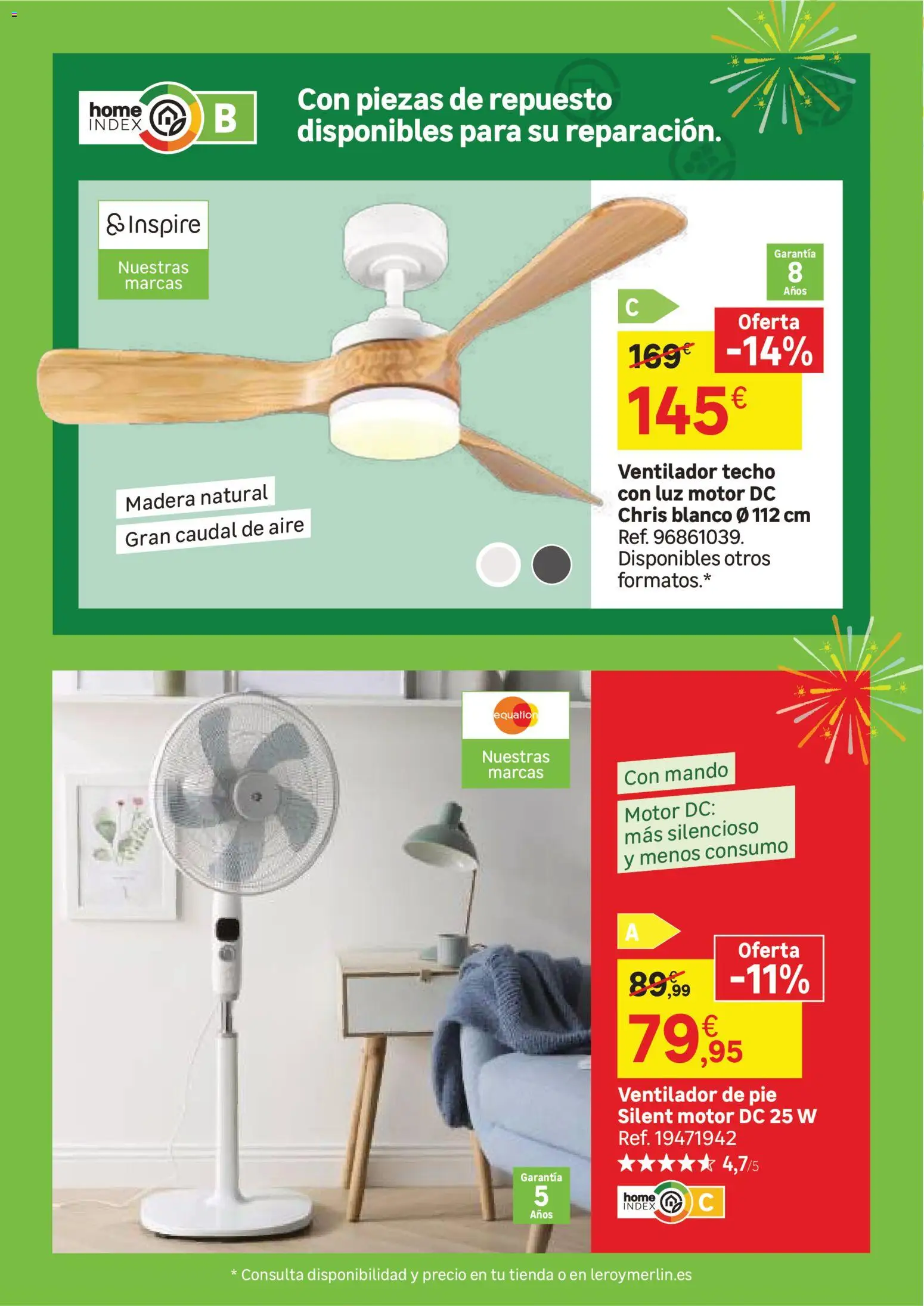 Leroy Merlin catálogo │ válido desde el 23/06/2026 | Página: 43 | Productos: Ventilador, Ventilador de pie