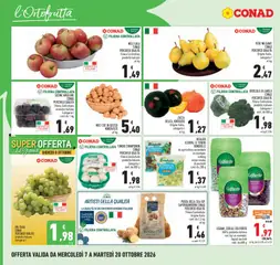 Anteprima del volantino UVA ITALIA, CONAD PERCORSO QUALITÀ prodotto italiano Categoria I al kg valido a partire dal 07/10/2026 | Pagina: 8