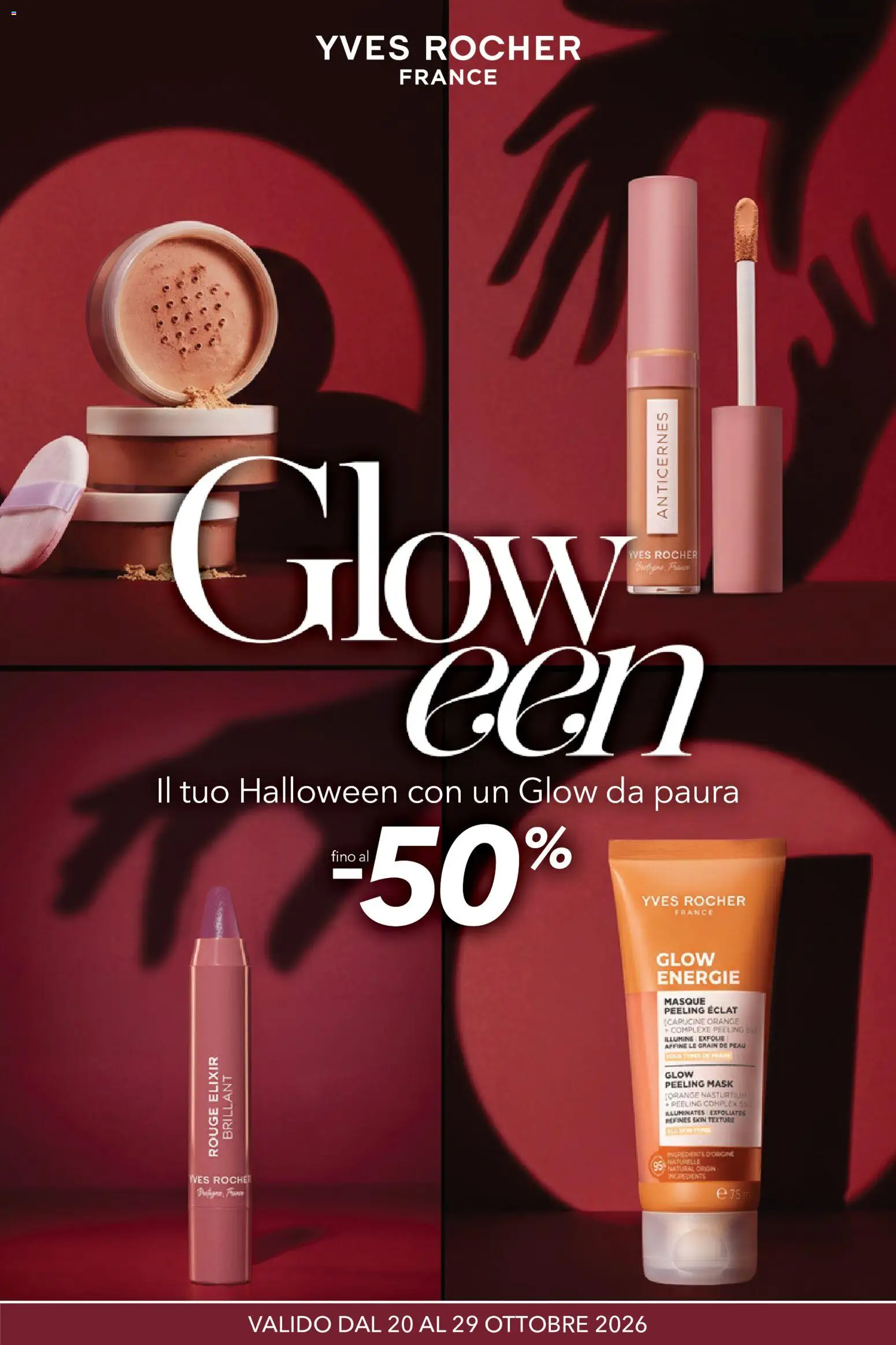 Volantino Yves Rocher del 20/10/2026 | Pagina: 1 | Prodotti: Peeling