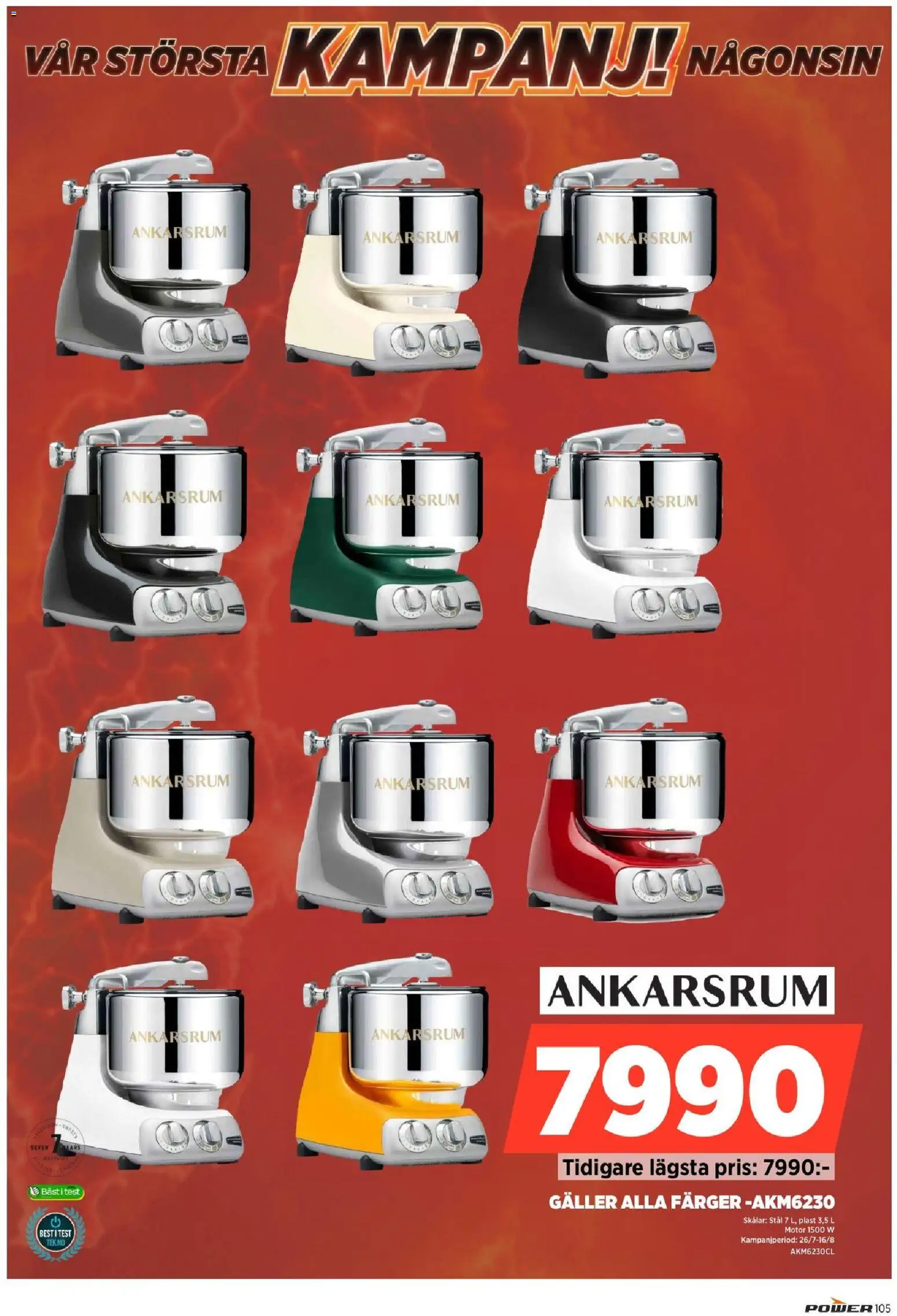 Power reklamblad aktuell från 03/08/2026 | Sida: 105