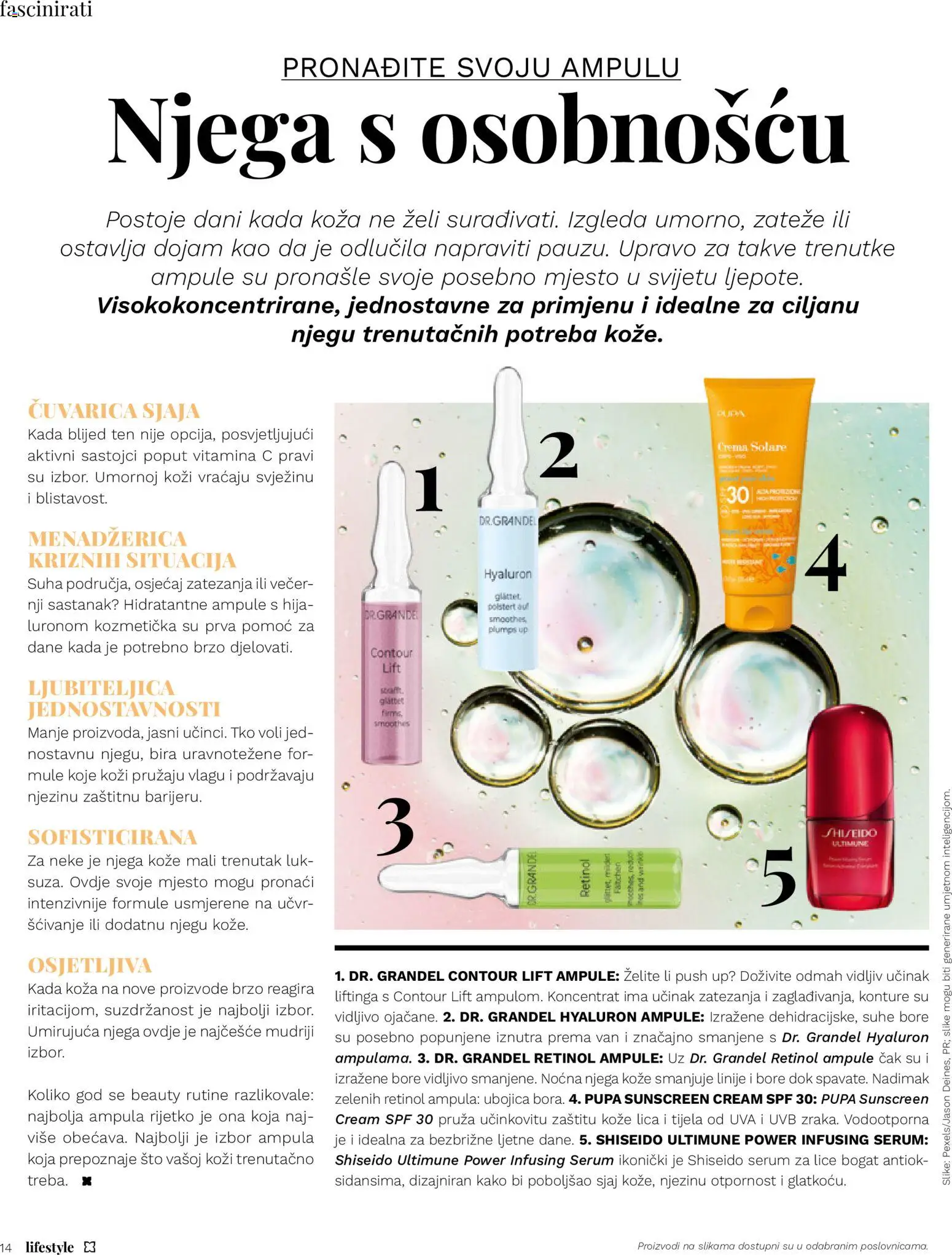 Müller katalog | vrijedi od 01.09.2026 | Stranica: 14 | Proizvodi: Serum za lice, Luk, Sastojci