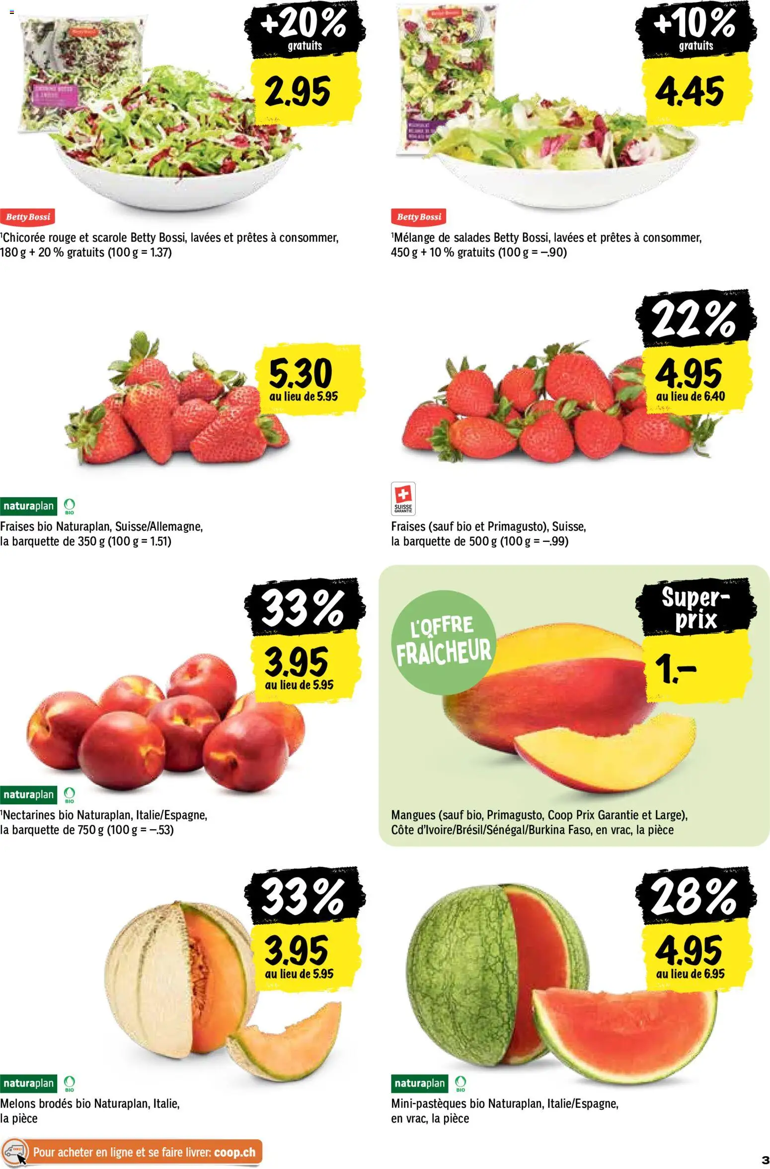 Coop aktionen FR – gültig ab 28.05.2026 | Seite: 3 | Produkte: Rouge