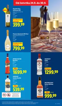 CASTELGY London Dry Gin, London Dry Gin - pregled Lidl kataloga - važi od 24.09.2026 | Strana: 61