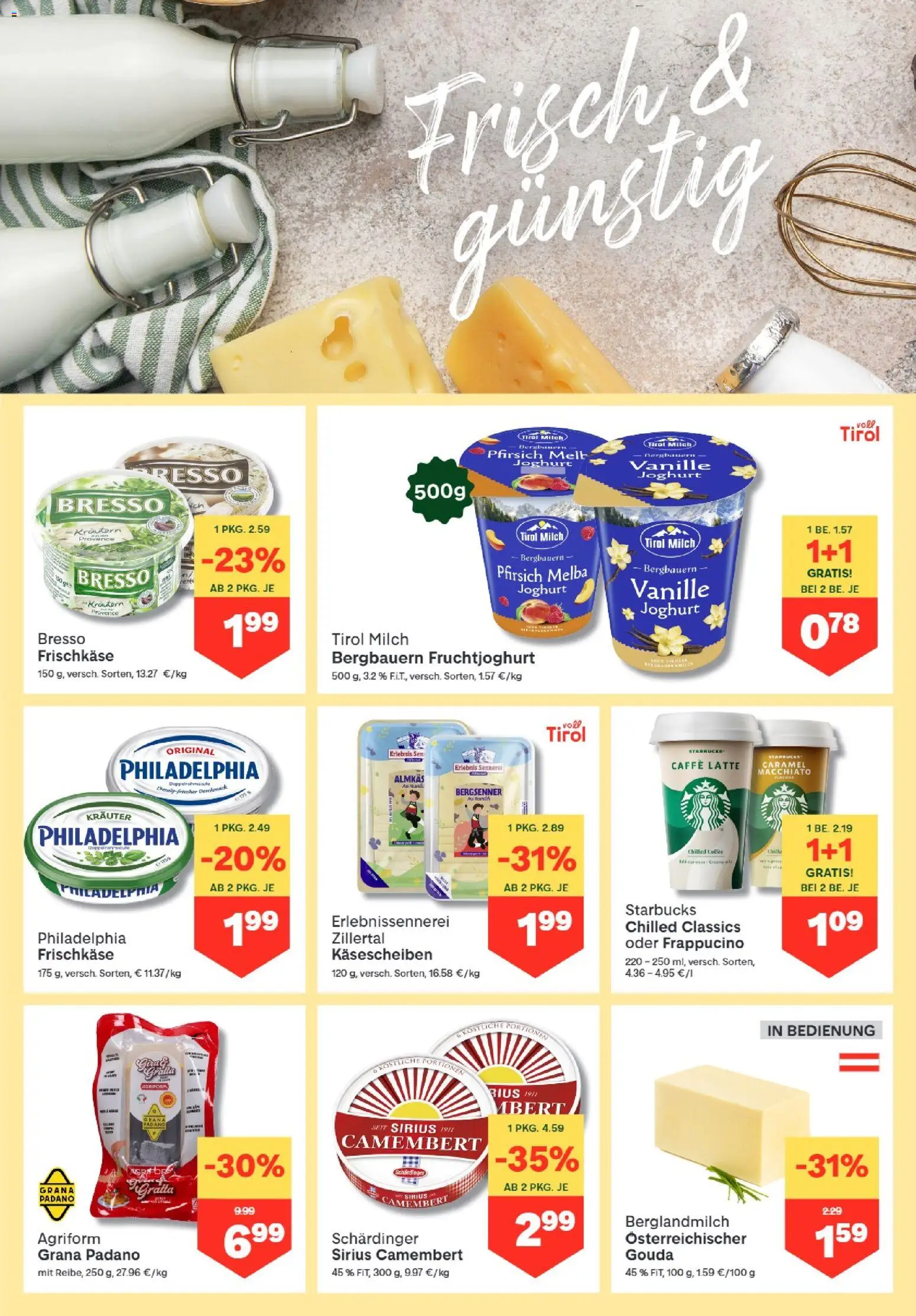 MPREIS Hohenems gültig ab 01.10.2026 | Seite: 5 | Produkte: Pfirsich, Vanille, Milch, Joghurt