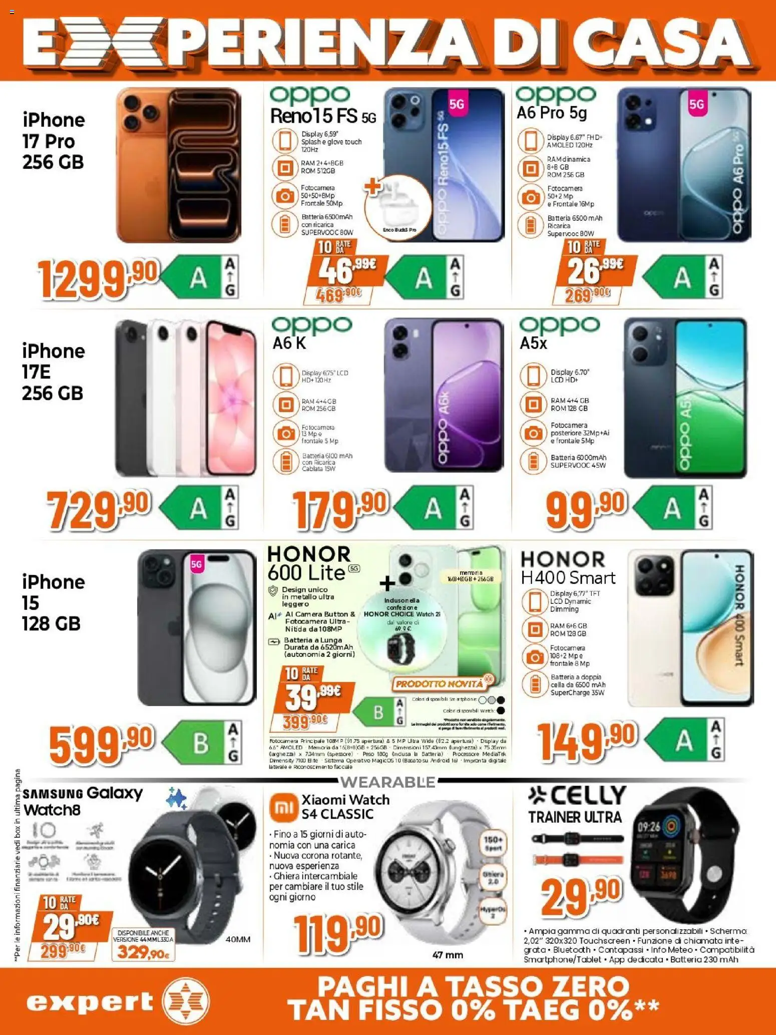 Volantino Expert del 23.04.2026 | Pagina: 25 | Prodotti: Xiaomi, Samsung Galaxy, Fotocamera, Samsung