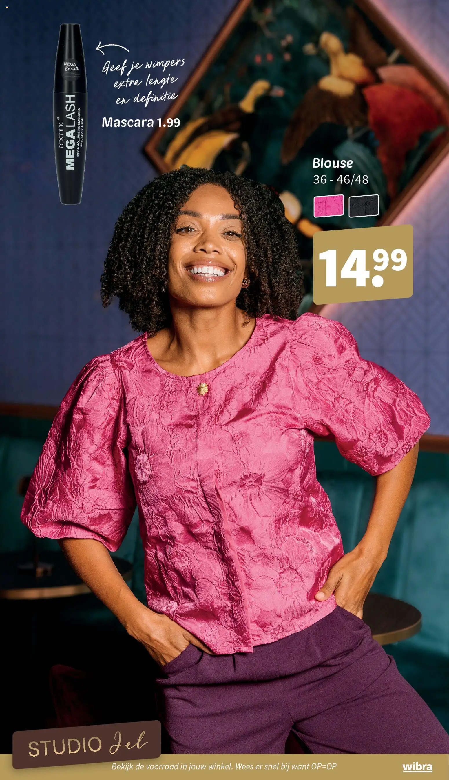{H1} | Pagina: 9 | Producten: Blouse, Mascara