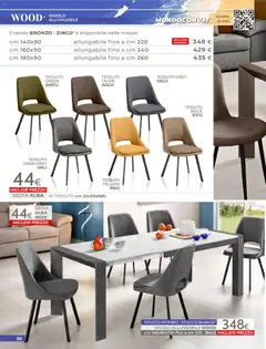 Anteprima del volantino Mondo Convenienza volantino valido a partire dal 01/07/2026 | Pagina: 52 | Prodotti: Stucco, Tavolo, Sedia