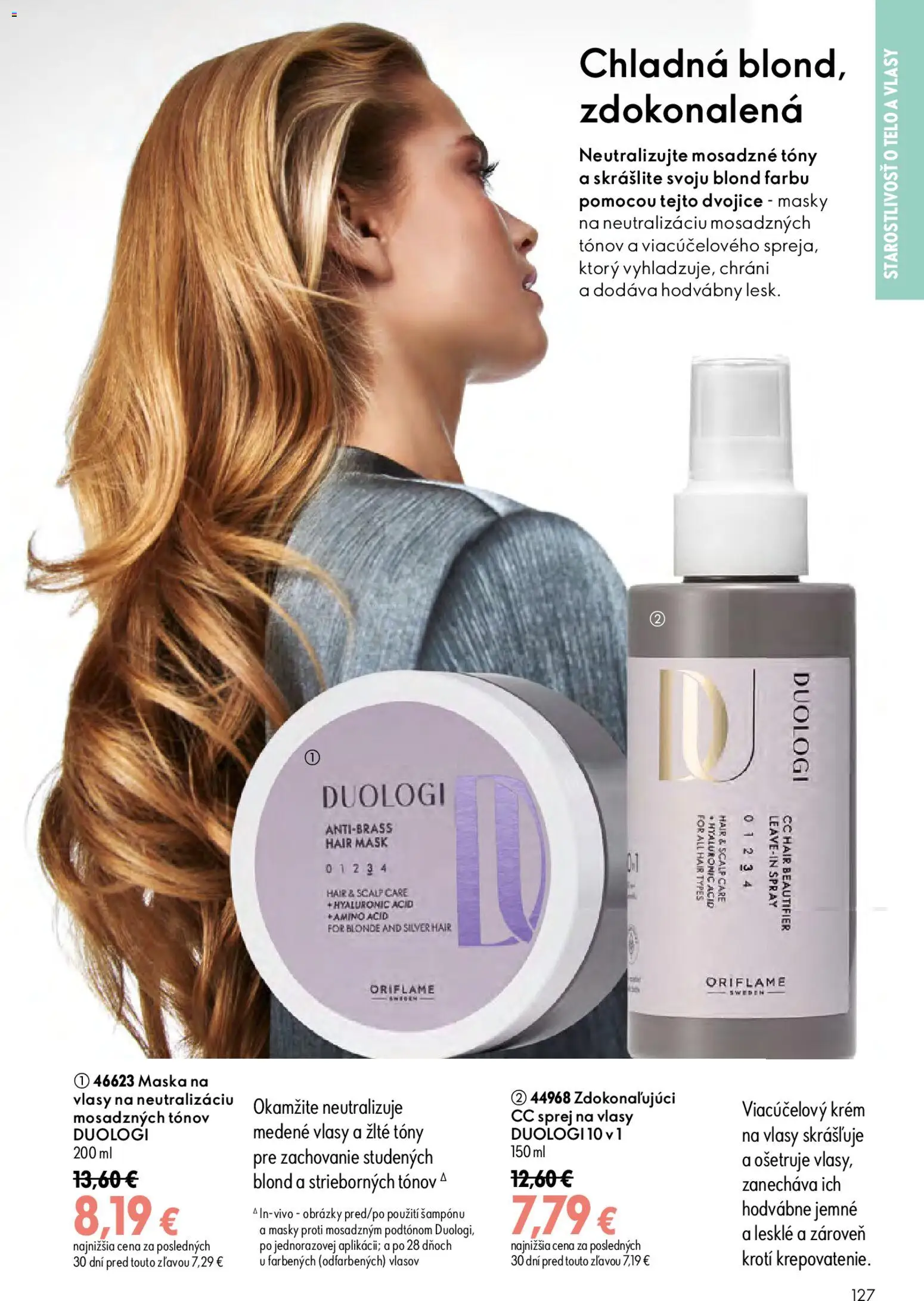 Nové Oriflame akcie – leták je platný od 19.08.2026 | Strana: 127 | Produkty: Masky, Maska na vlasy, Maska, Krém