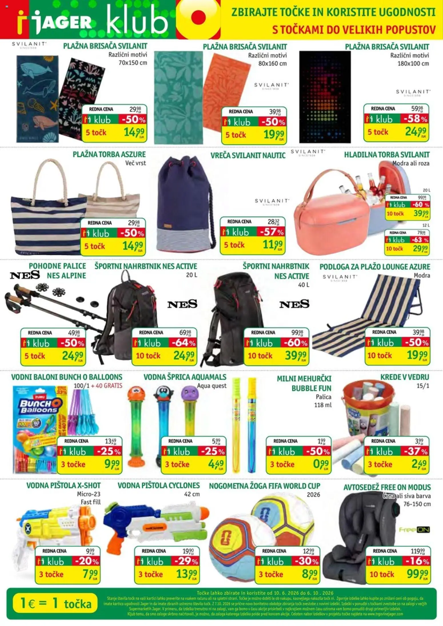Novi Jager katalog ponudbe – veljaven od 08.07.2026 | Stran: 12 | Izdelki: Hladilna torba, Brisača, Podloga, Barva