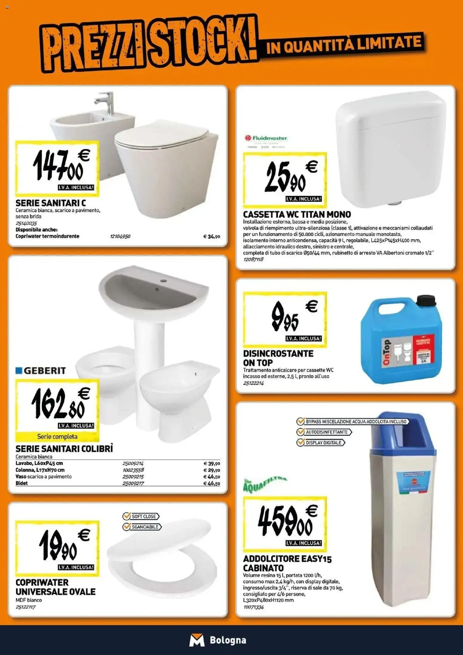 Nuovo TECNOMAT catalogo Bologna dal 27/08/2026 > offerte anteprima 🛍️ | Pagina: 4 | Prodotti: Acqua, Sale, Tubo, WC