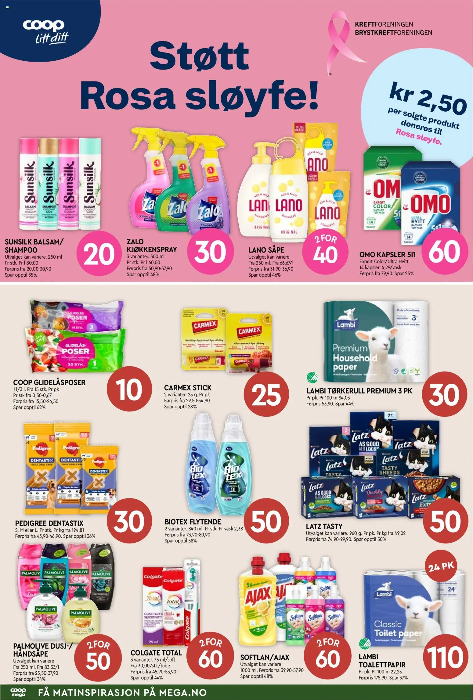 {H1} | Side: 6 | Produkter: Lambi tørkerull, Dentastix, Vask, Kjøkkenspray
