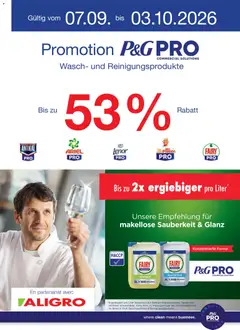 Aligro aktionen P&G ab 07.09.2026 gültig