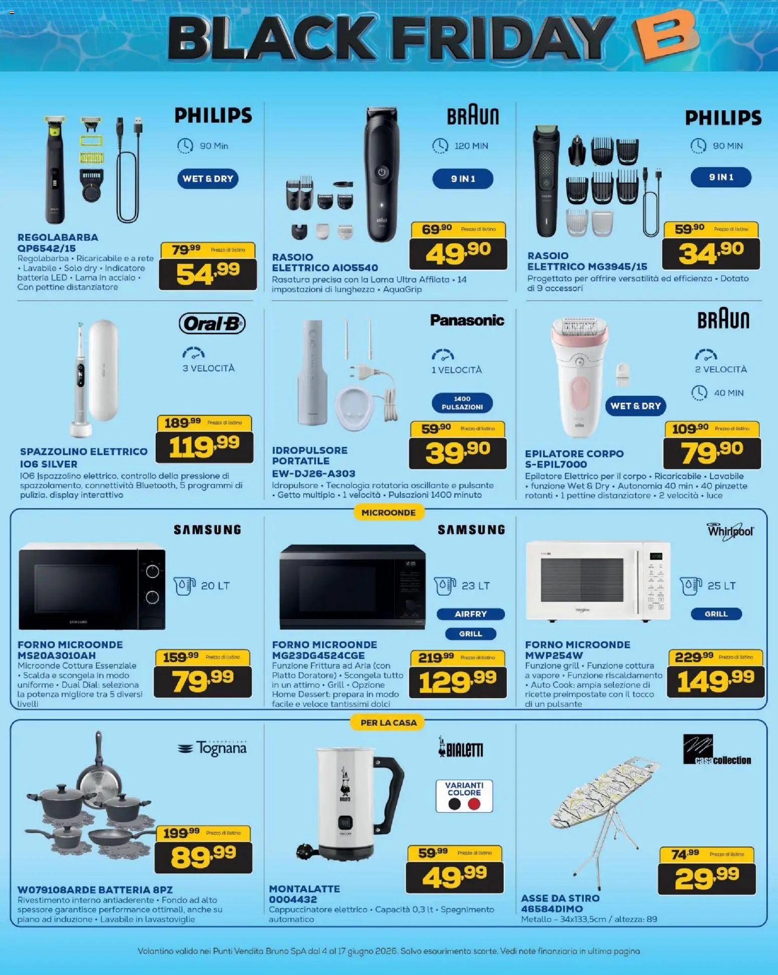 Volantino BRUNO del 04.06.2026 | Pagina: 28 | Prodotti: Pettine, Lavastoviglie, Piatto, Samsung