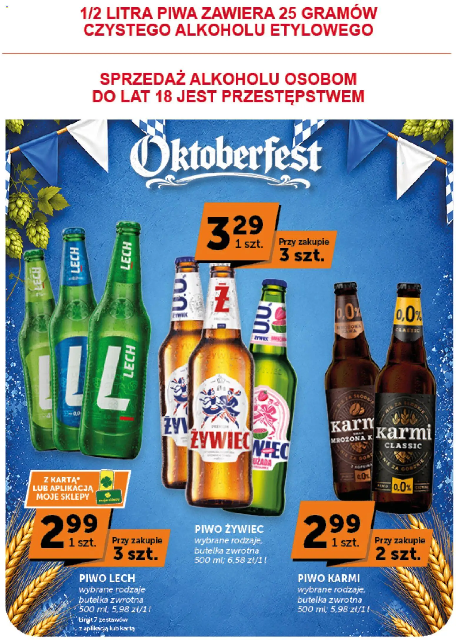 ABC gazetka - Minimarket od 17.09.2026 | Strona: 3 | Produkty: Karta, Lech, Piwo