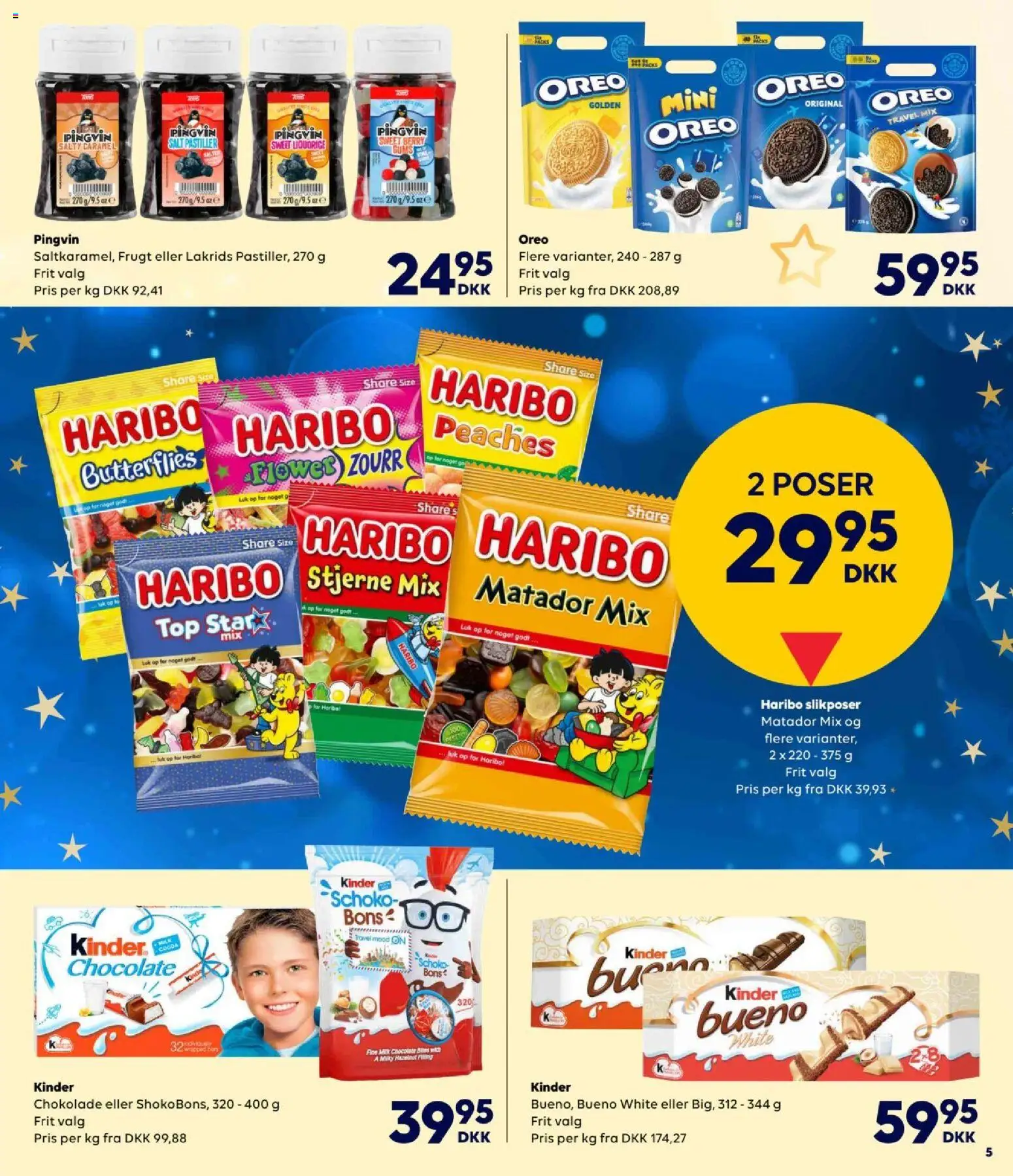 Bordershop tilbudsavis – gyldig fra 04/11/2026 | Side: 5 | Produkter: Chokolade, Salt, Lakrids, Oreo