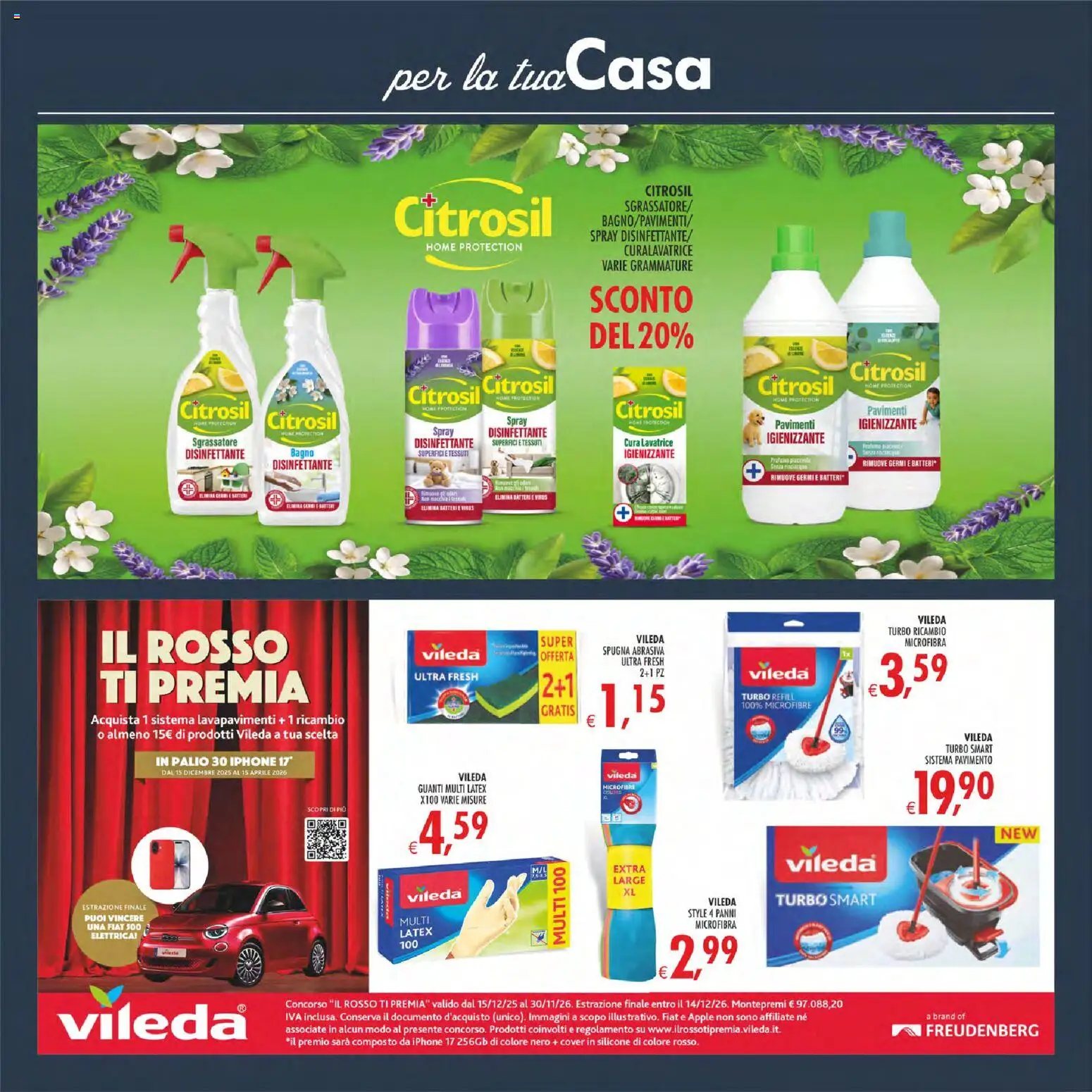 Volantino Decò del 29.05.2026 | Pagina: 38 | Prodotti: Spray disinfettante, Guanti, Lavatrice, Bagno