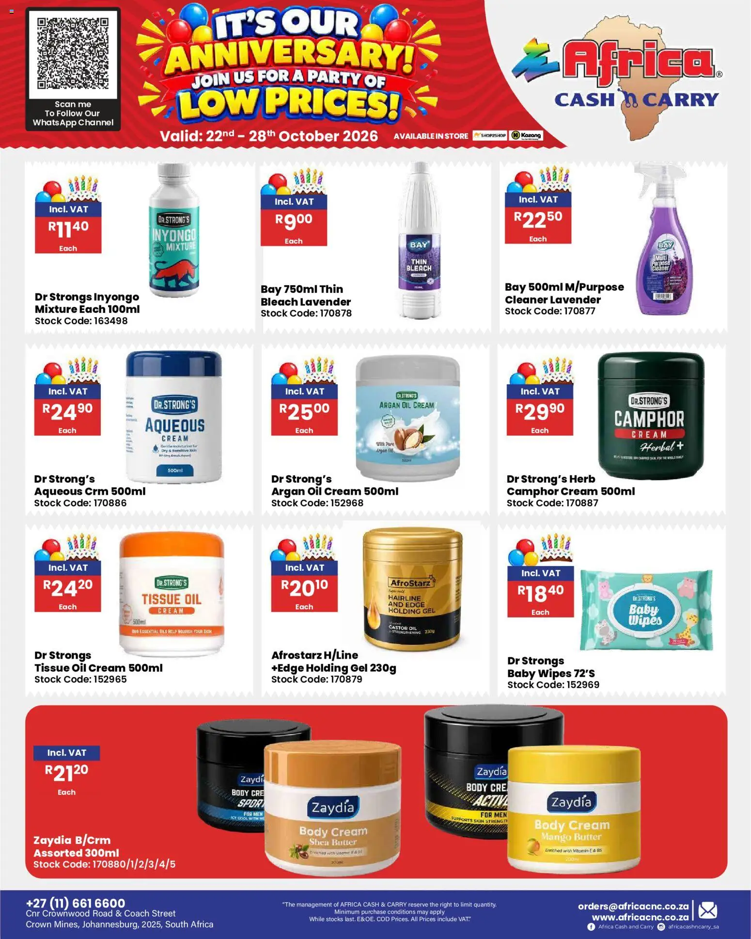 New Africa Cash & Carry catalogue – valid from 22/10/2026 | Page: 138