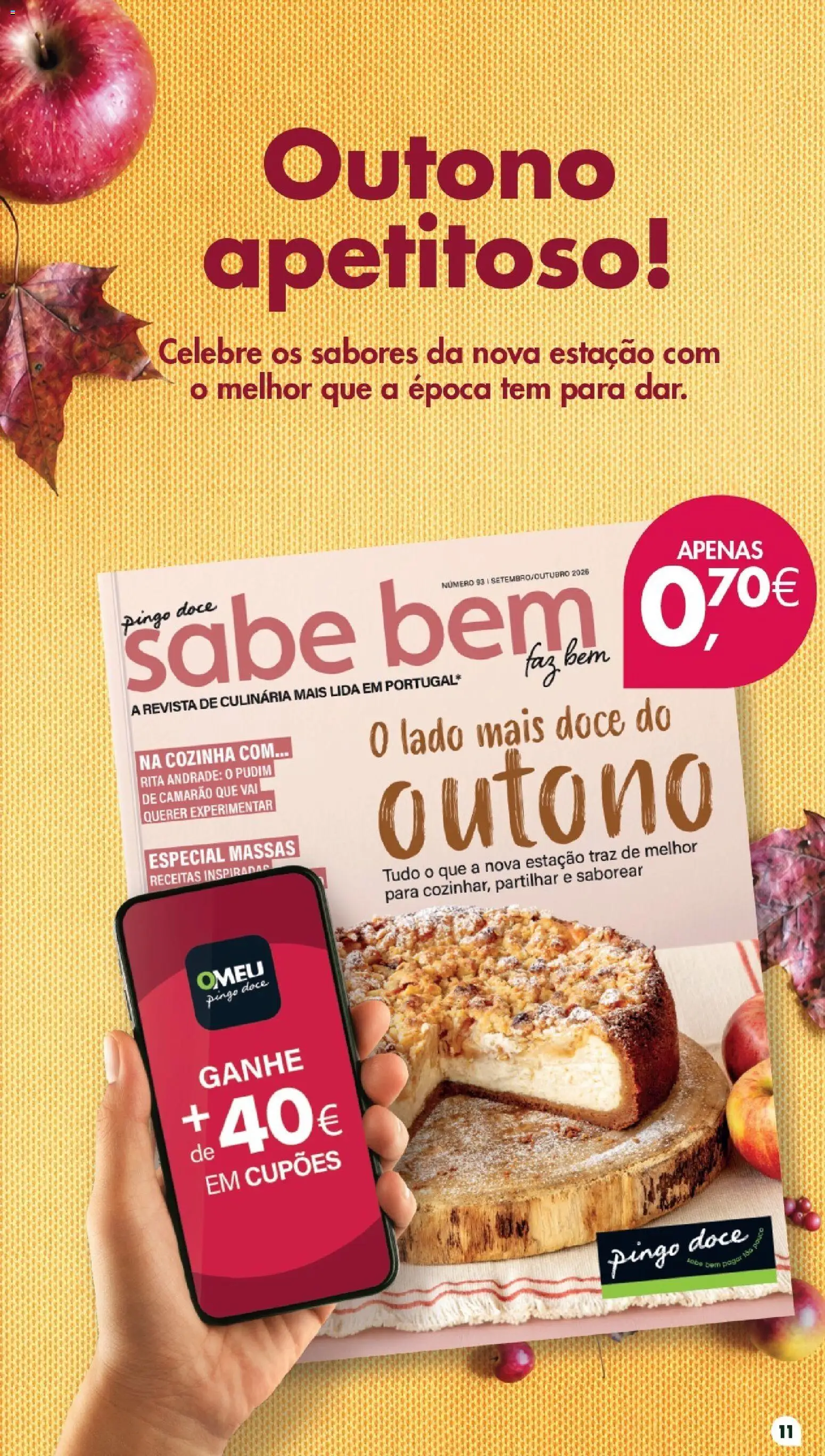 Pingo Doce Poupe este Fim de Semana │ válido de 04/09/2026 | Página: 11 | Produtos: Pudim, Camarão, Revista