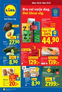 Lidl erbjudanden - Förhandsvisning av reklamblad från butik Lidl aktuell från 25.05.2026