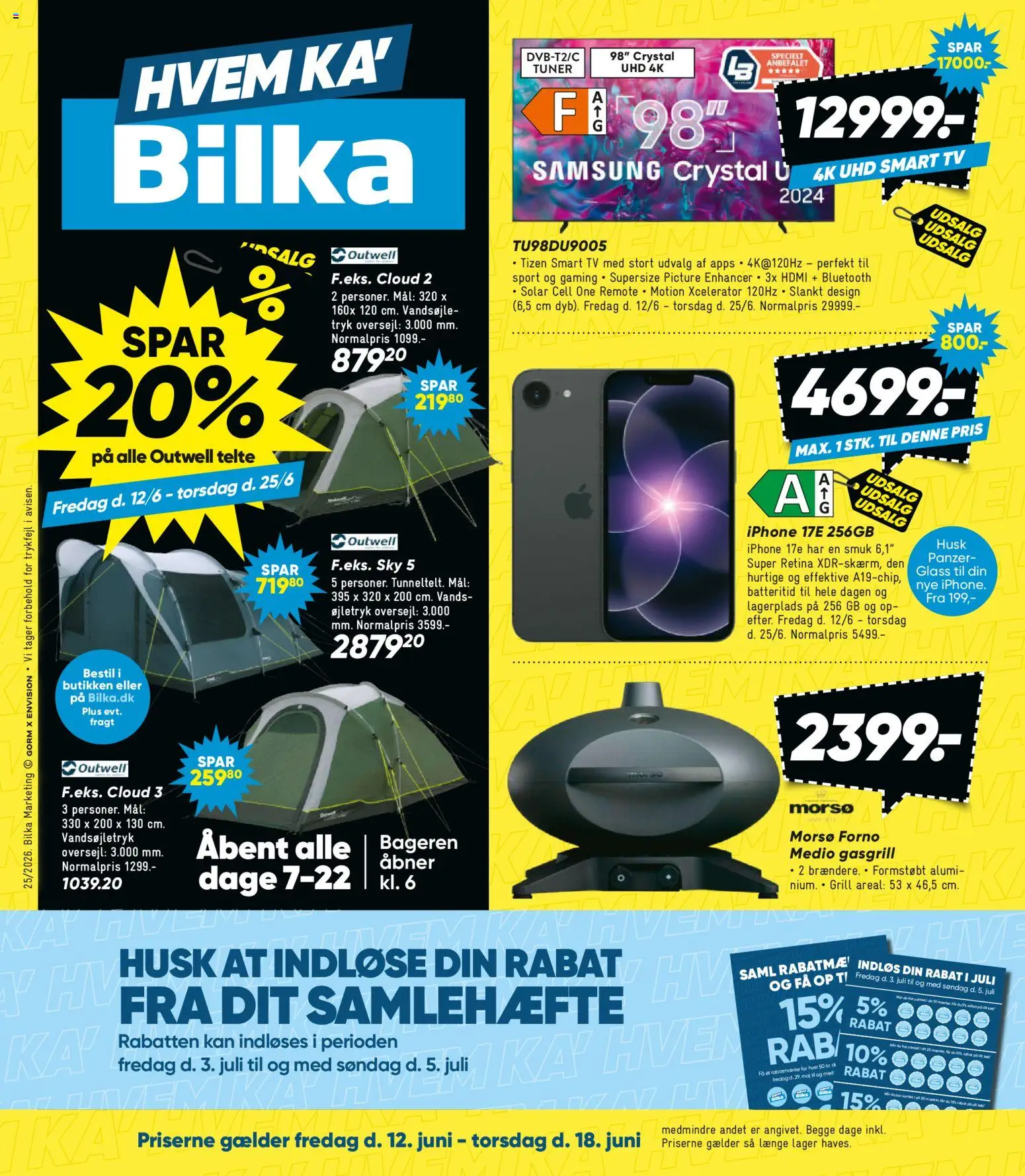 Bilka tilbudsavis – gyldig fra 12.06.2026 | Side: 1 | Produkter: Smart TV, TV