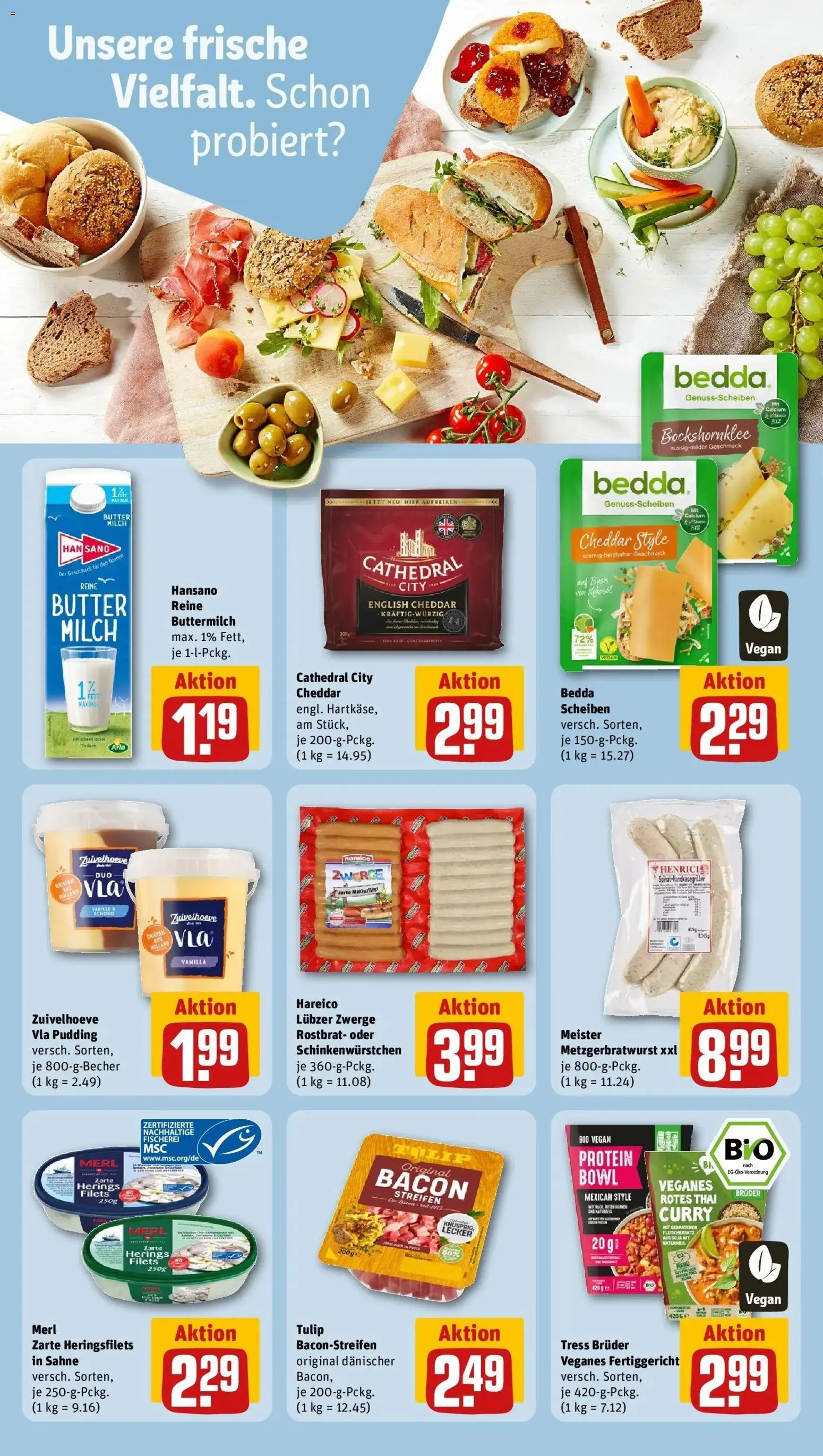 Rewe Prospekt Dörentrup	 – gültig ab 12.04.2026 | Seite: 19 | Produkte: Milch, Pudding, Sahne, Lubzer