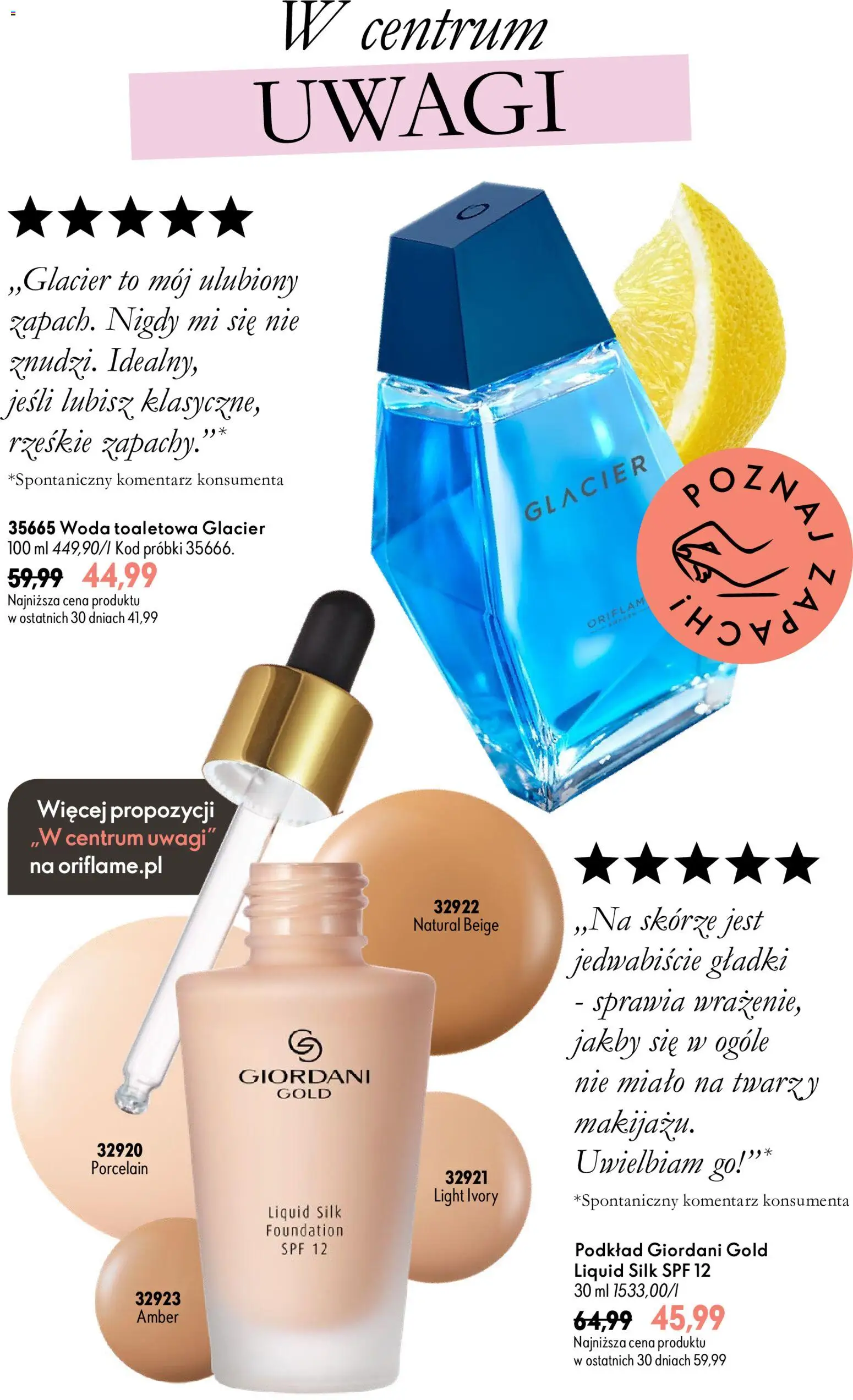 Oriflame Katalog Highlights 14 od 30.09.2026 | Strona: 8 | Produkty: Woda toaletowa, Woda