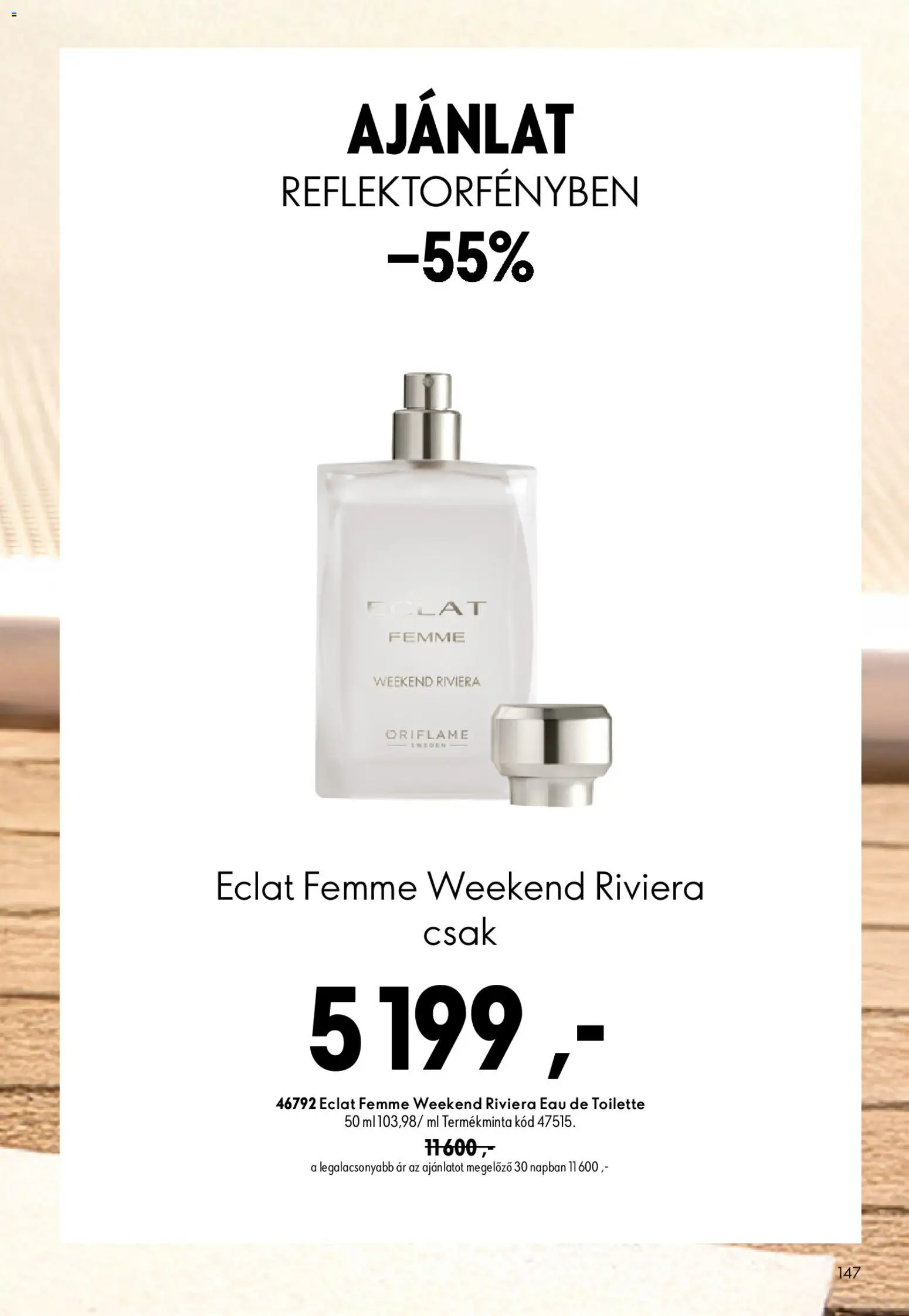 Oriflame akciós ujság - amely érvényes a következő dátumtól: 2026.09.09. | Oldal: 147