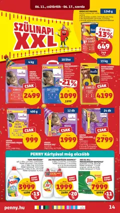 PENNY akciós újság - amely érvényes a következő dátumtól: 11.06.2026 | Oldal: 18