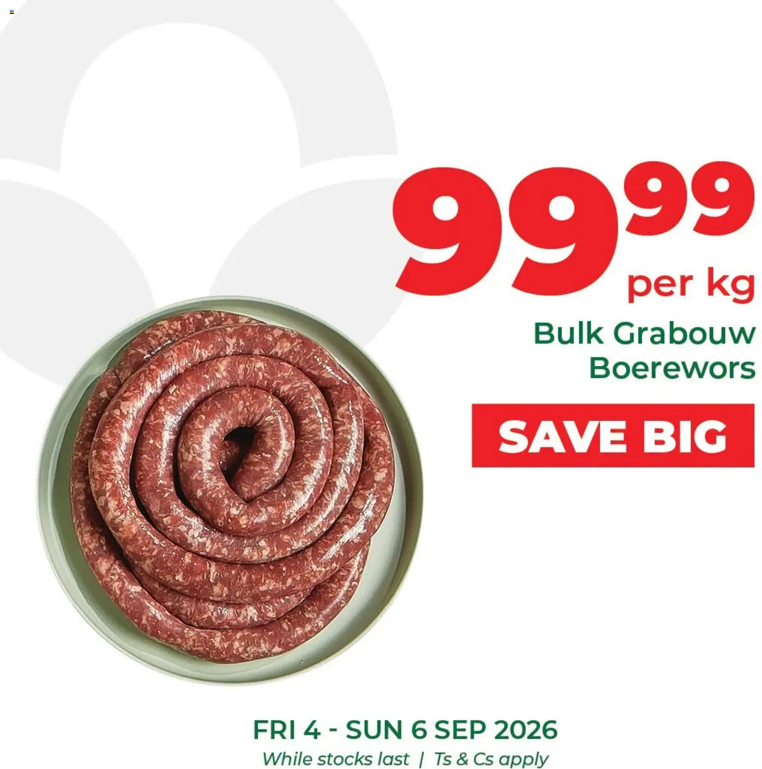 New Food Lover's Market catalogue – valid from 04/09/2026 | Page: 2 | Products: Boerewors