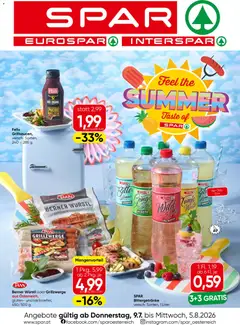 Spar Feel the Summer ab 09.07.2026 gültig